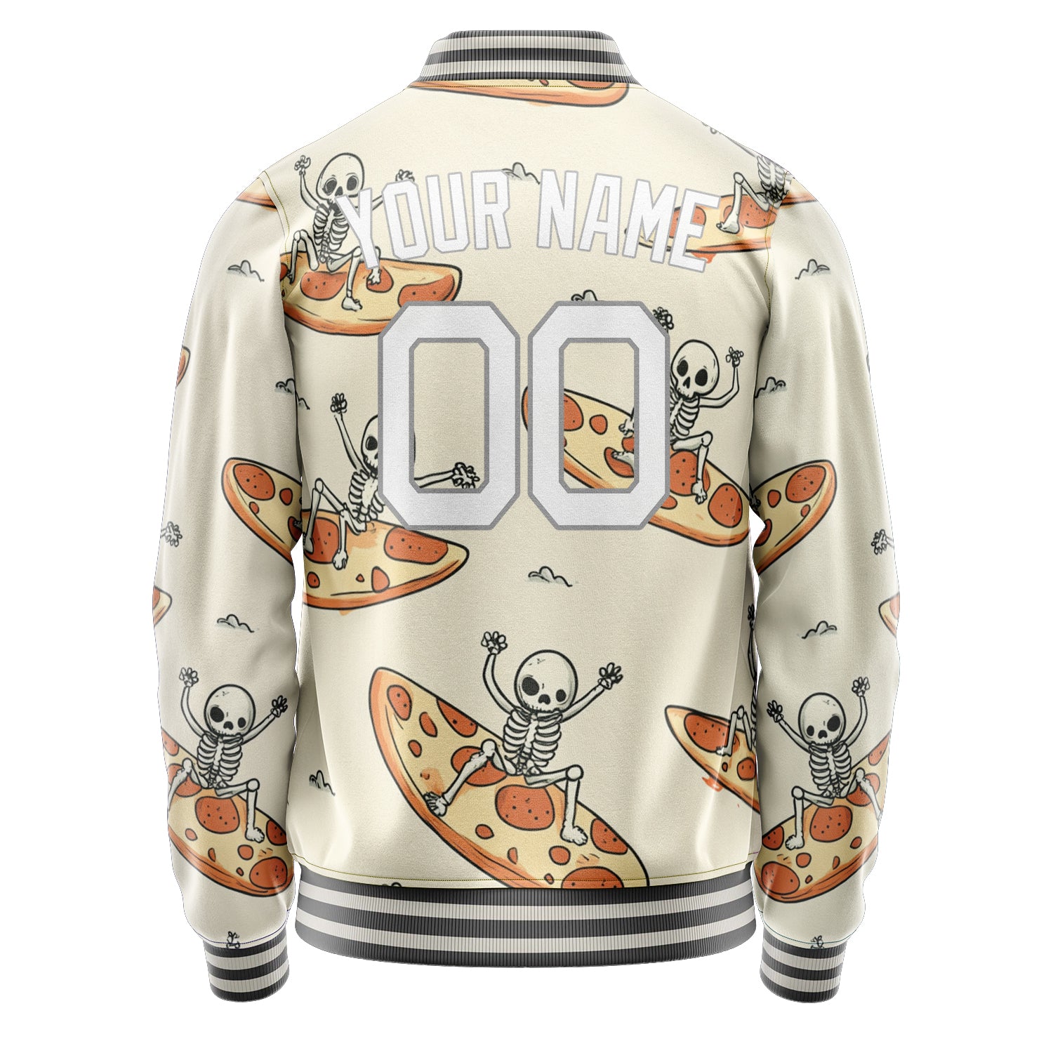 Tailored Cream Skull Jacket