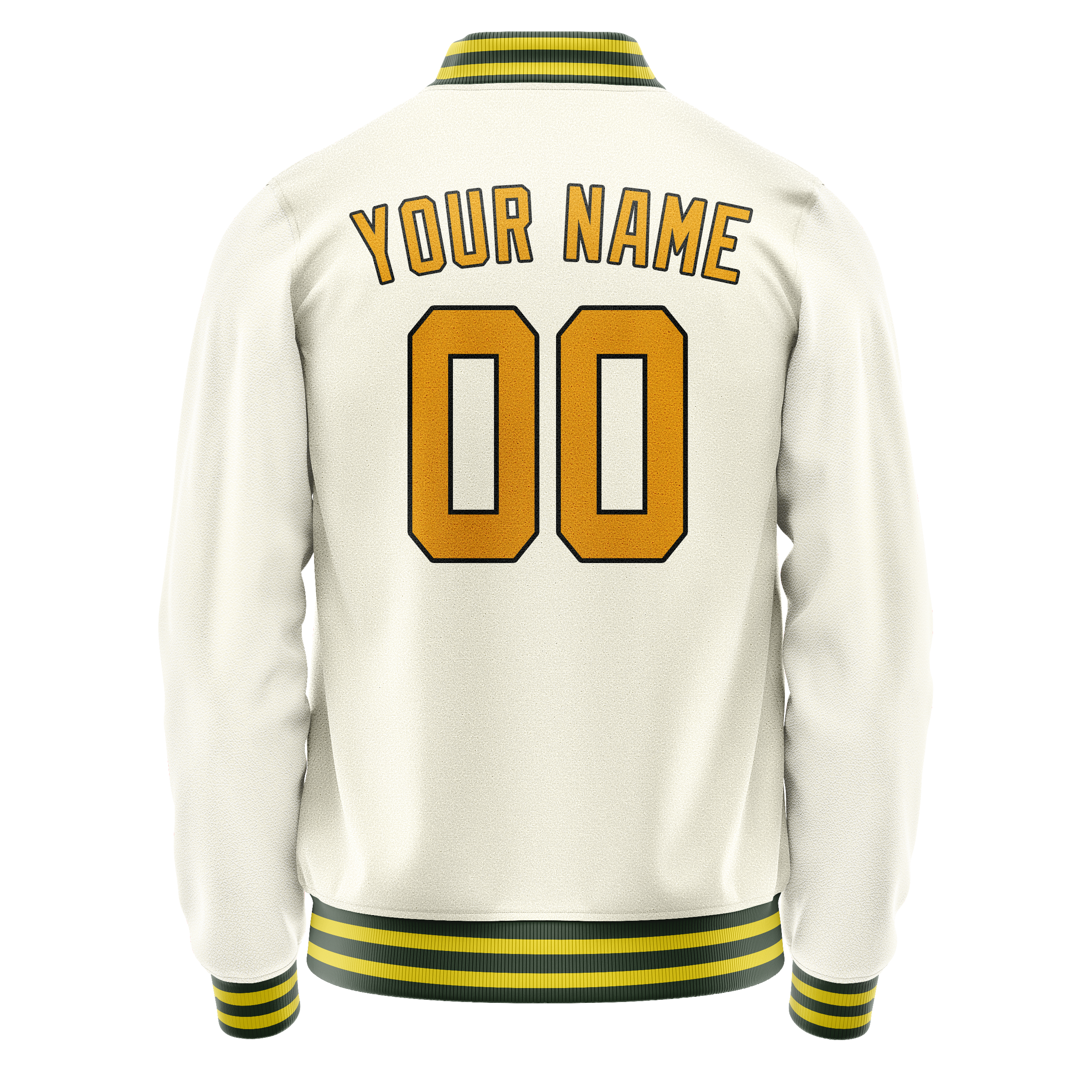 Maßgeschneidertes Creme Gold Jacke