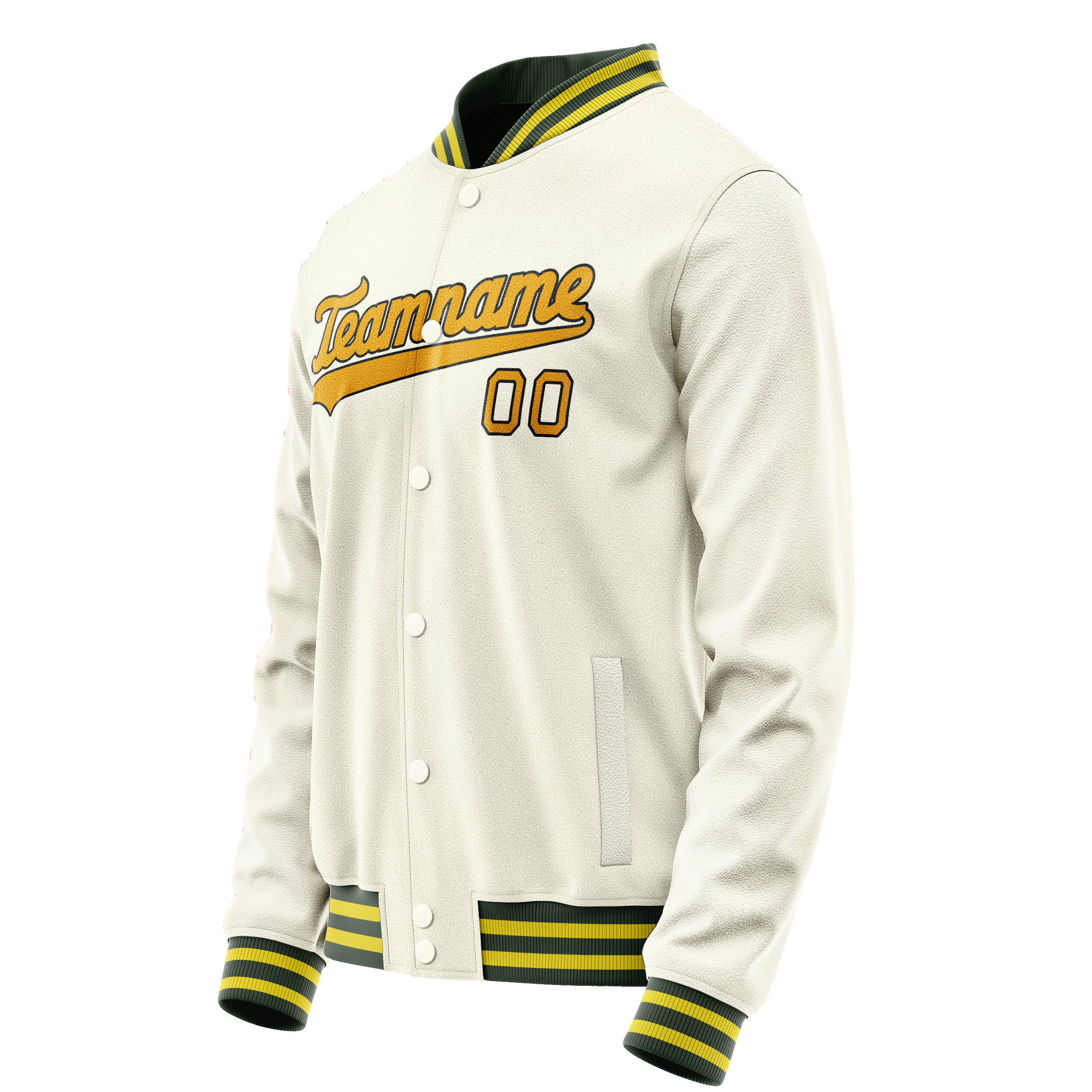 Maßgeschneidertes Creme Gold Jacke