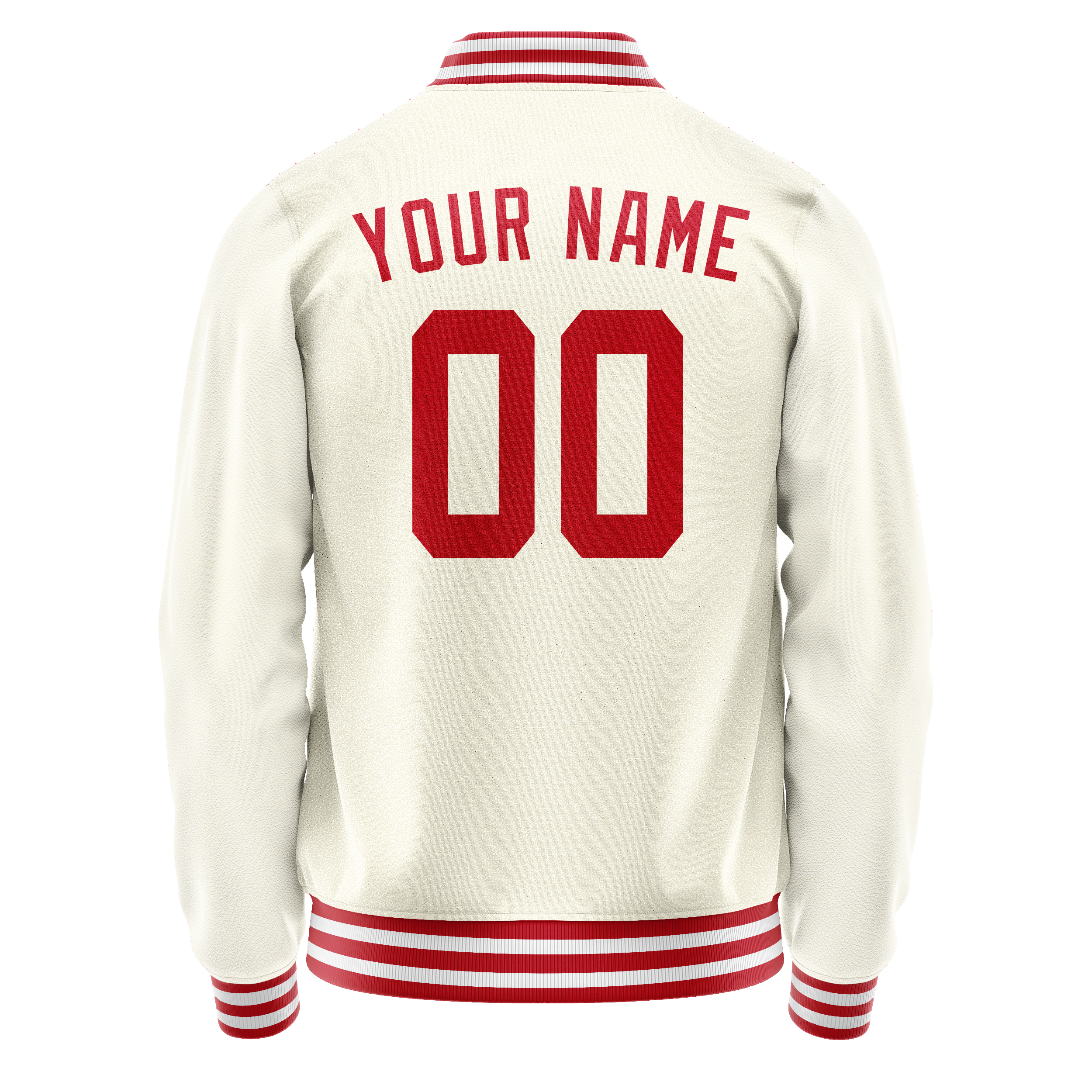 Maßgeschneidertes Creme Rot Jacke