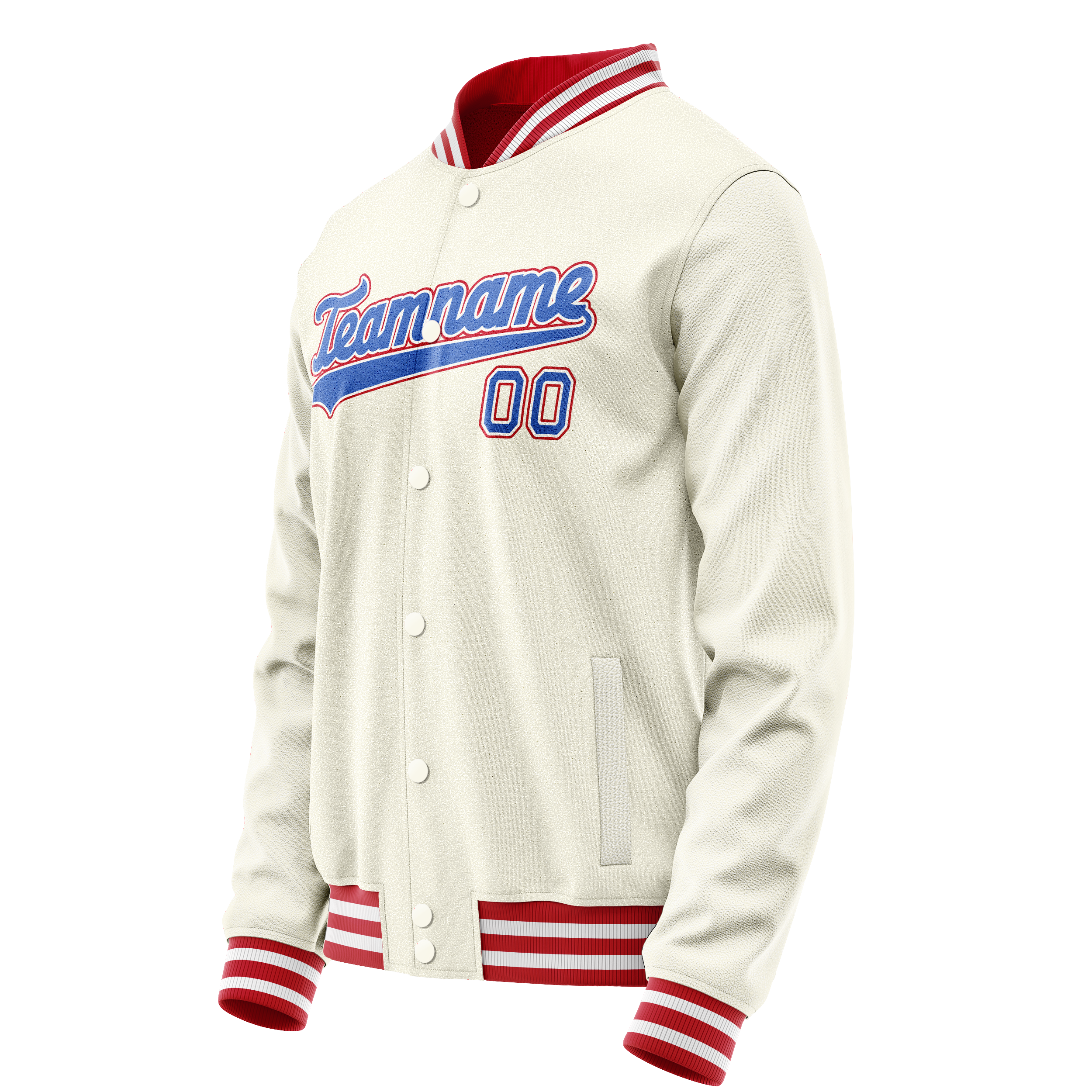 Maßgeschneidertes Creme Rot Jacke