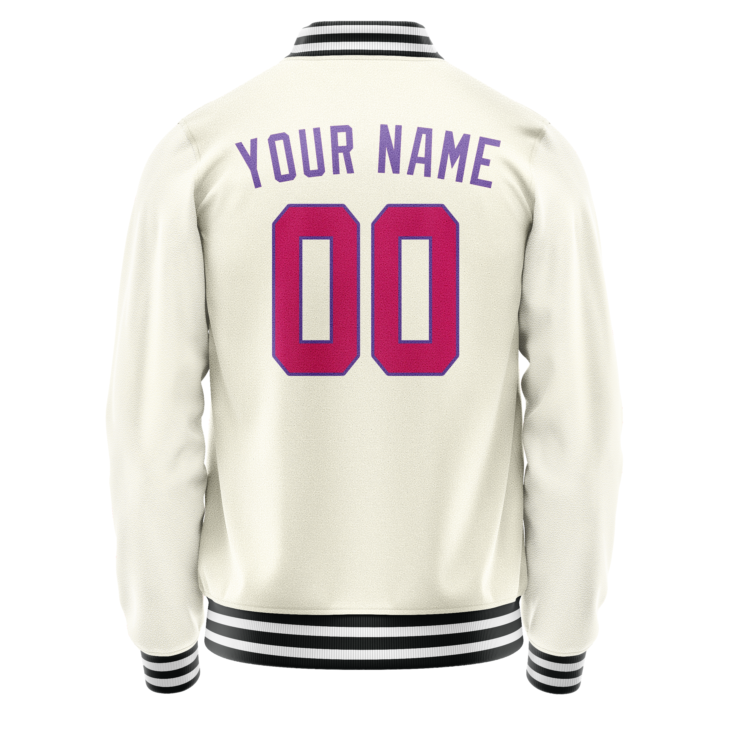 Maßgeschneidertes Creme Lila Jacke