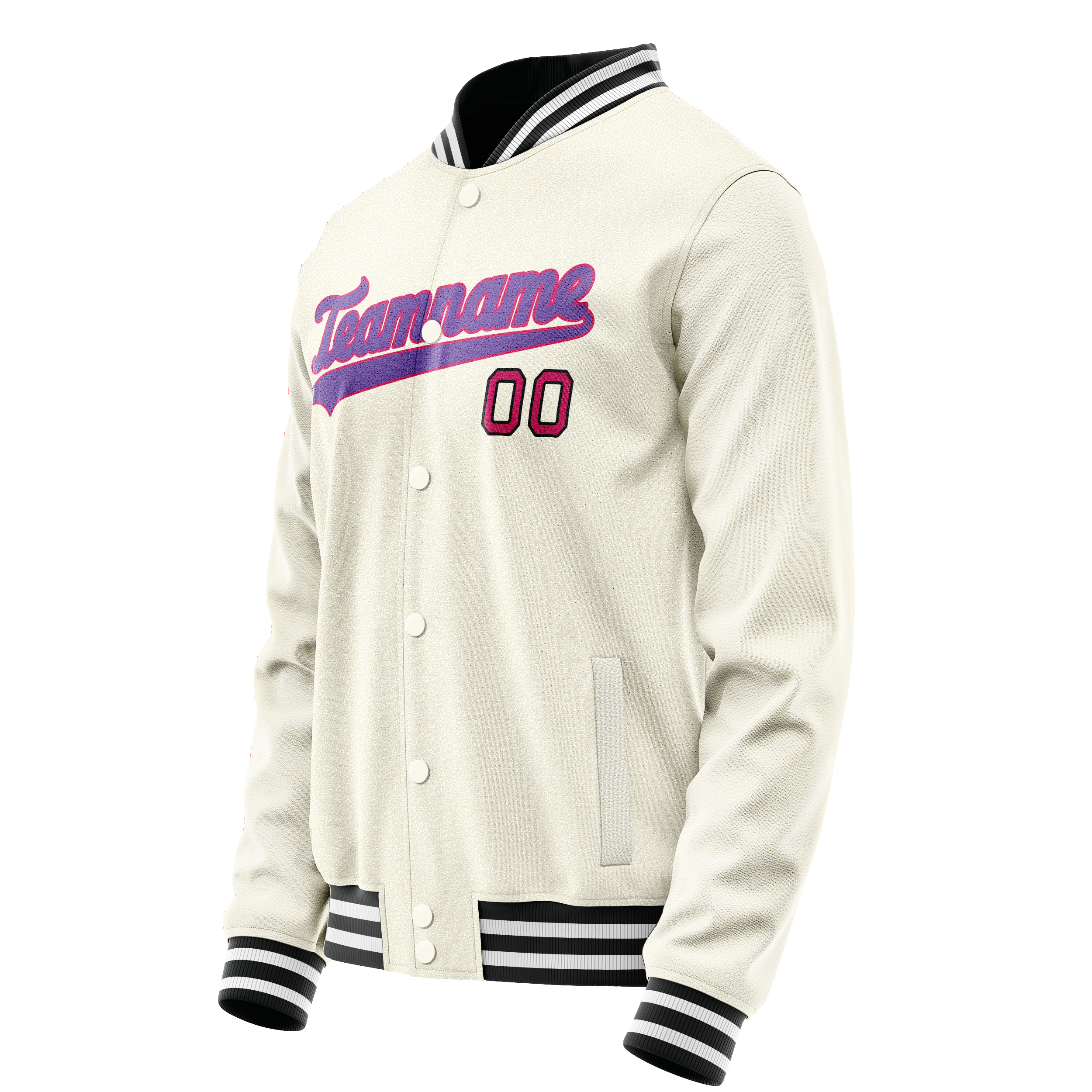 Maßgeschneidertes Creme Lila Jacke