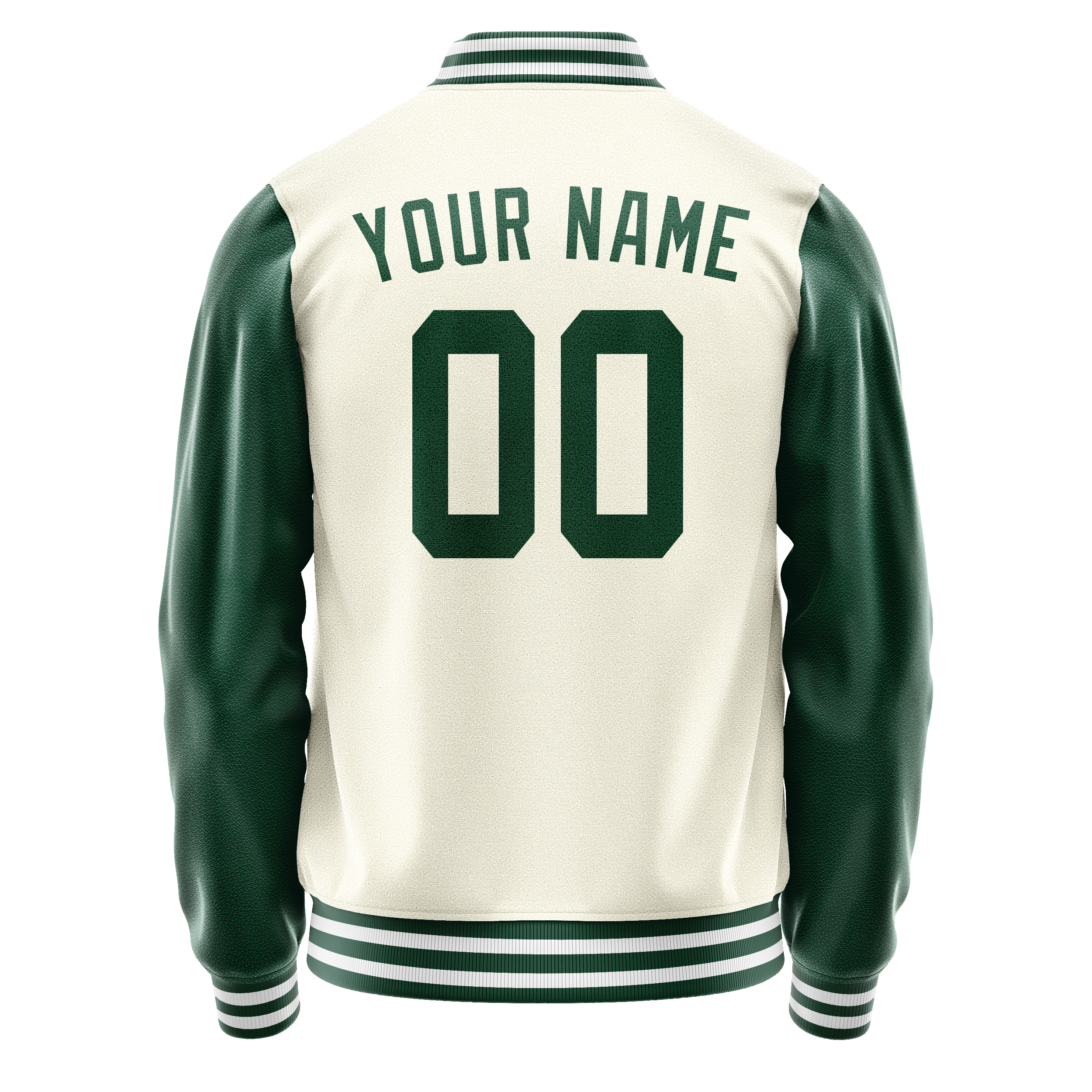 Tailored Cream Kelly Green Jacket