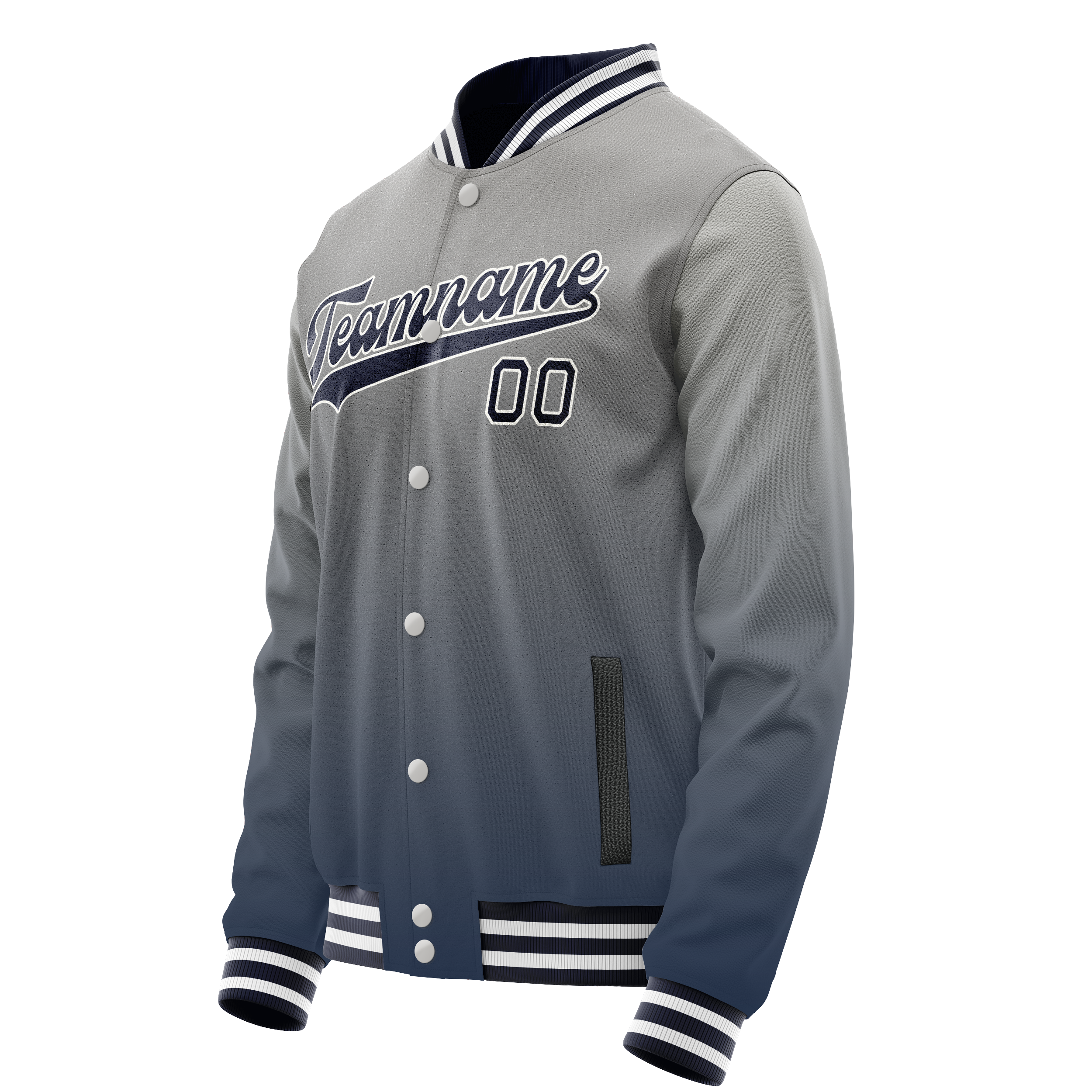 Maßgeschneidertes Grau Marineblau Jacke