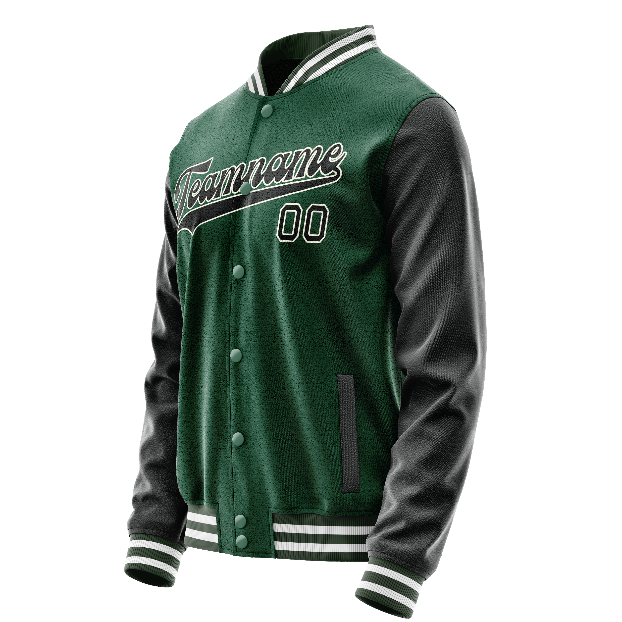 Maßgeschneidertes Kelly Grün Texas Orange Jacke