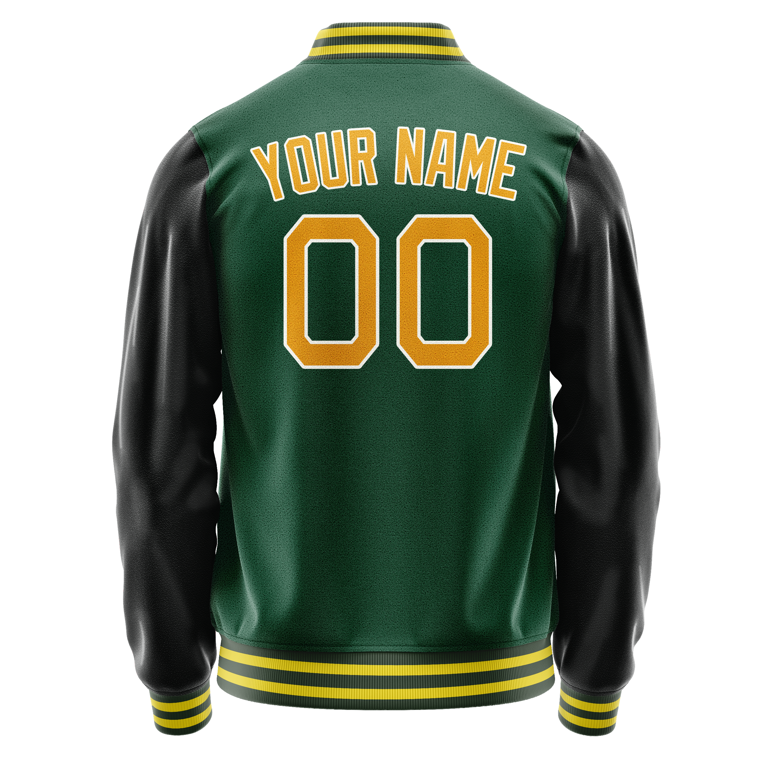 Maßgeschneidertes Kelly Grün Gold Jacke