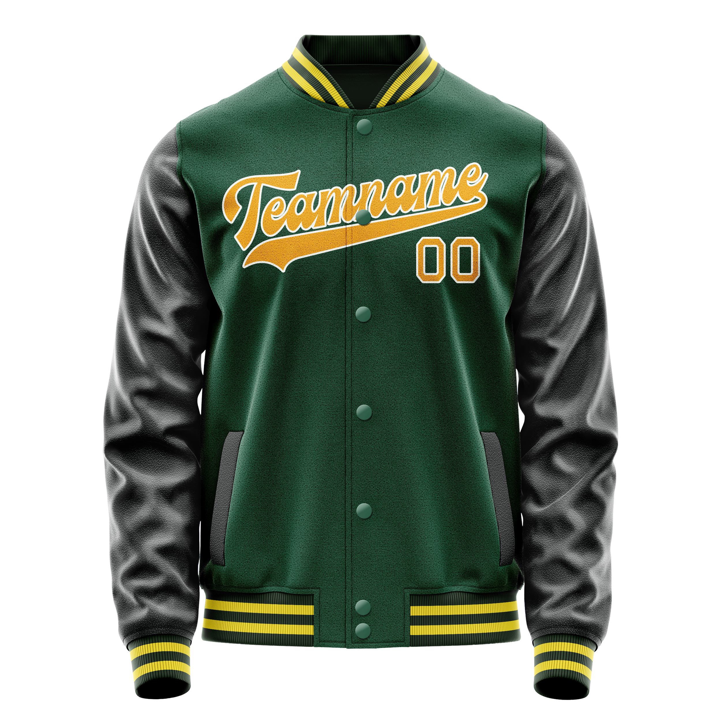 Tailored Kelly Green Gold Jacket