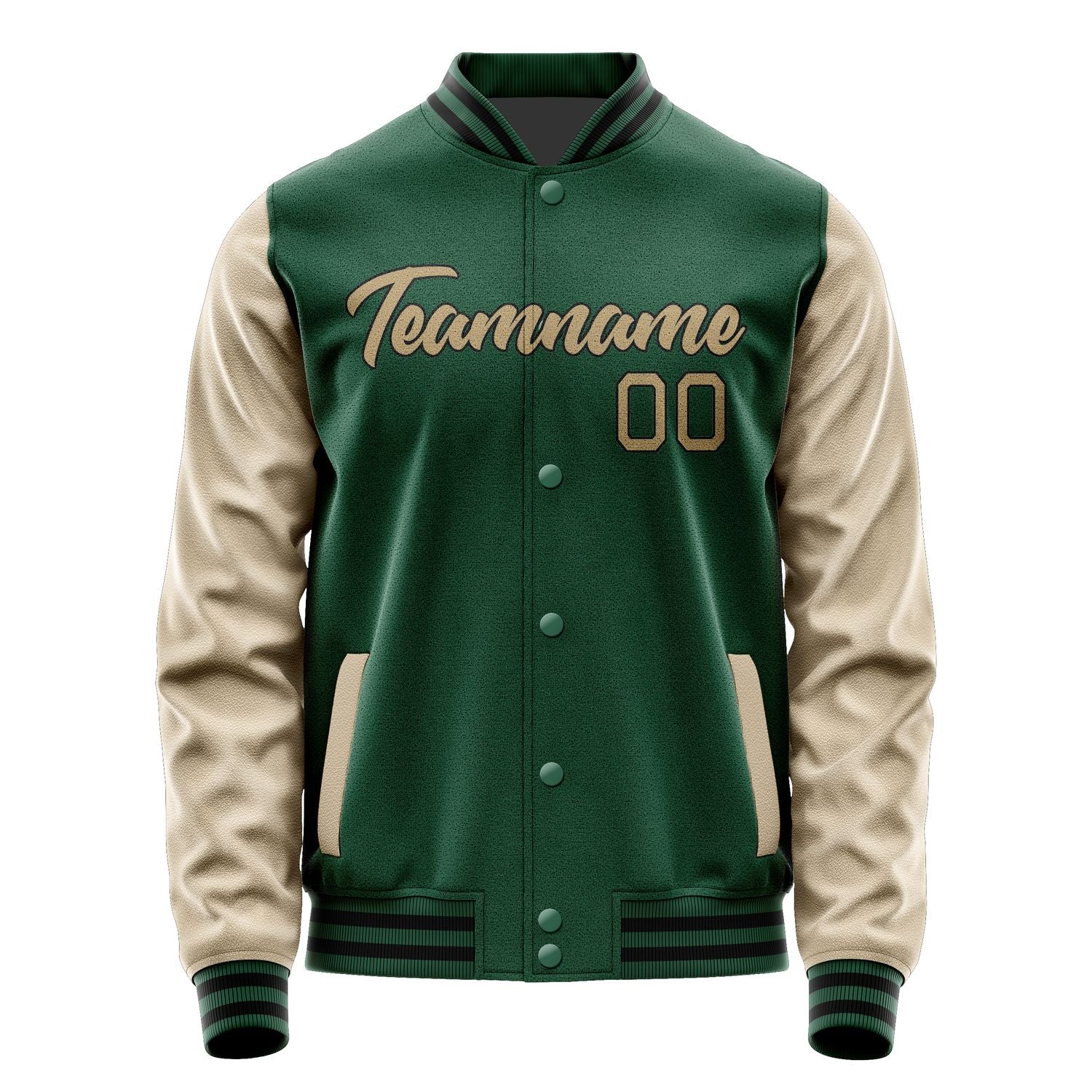 Maßgeschneidertes Moosgrün Hellkhaki Jacke JA0505250517B21725