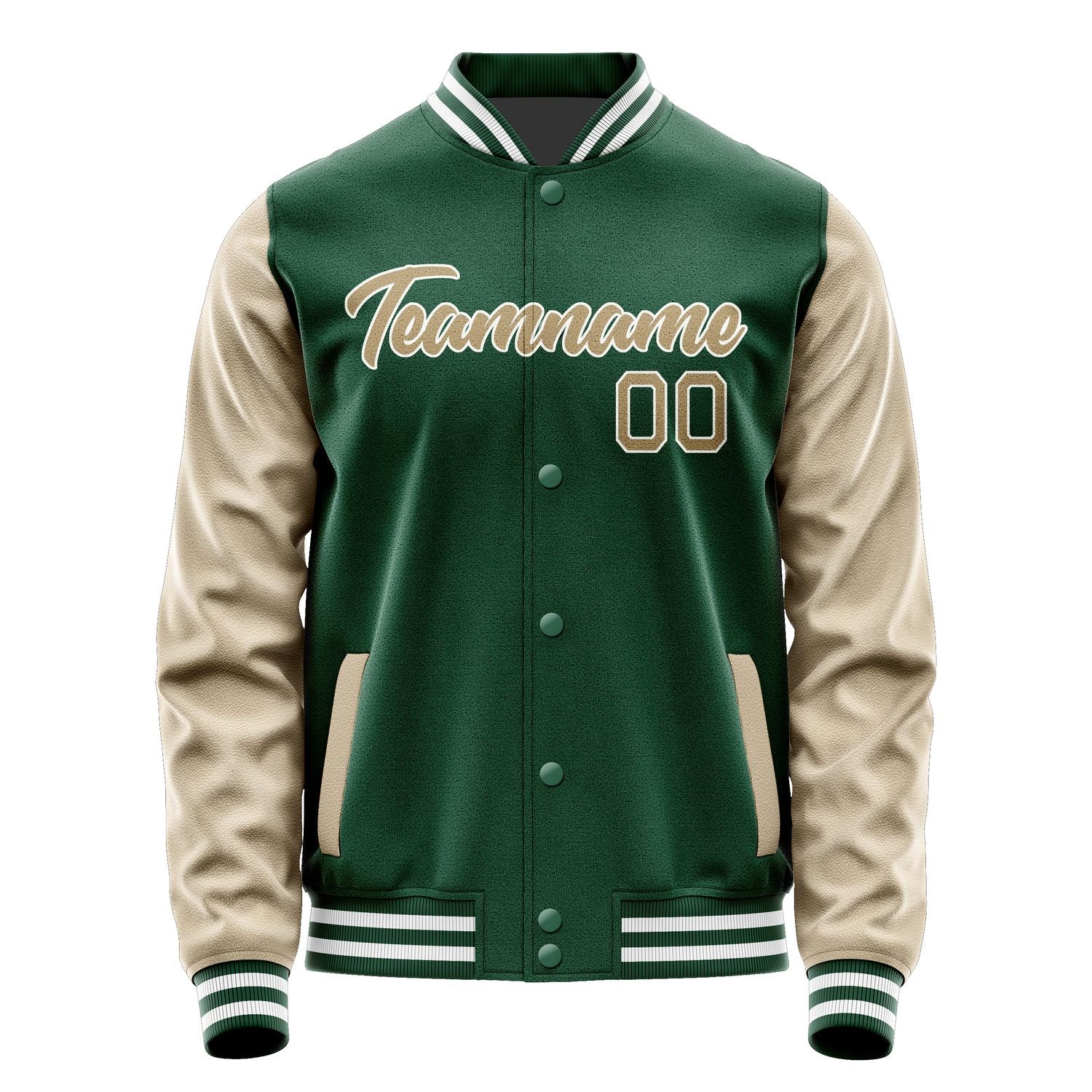 Maßgeschneidertes Moosgrün Hellkhaki Jacke JA0505250518B21825