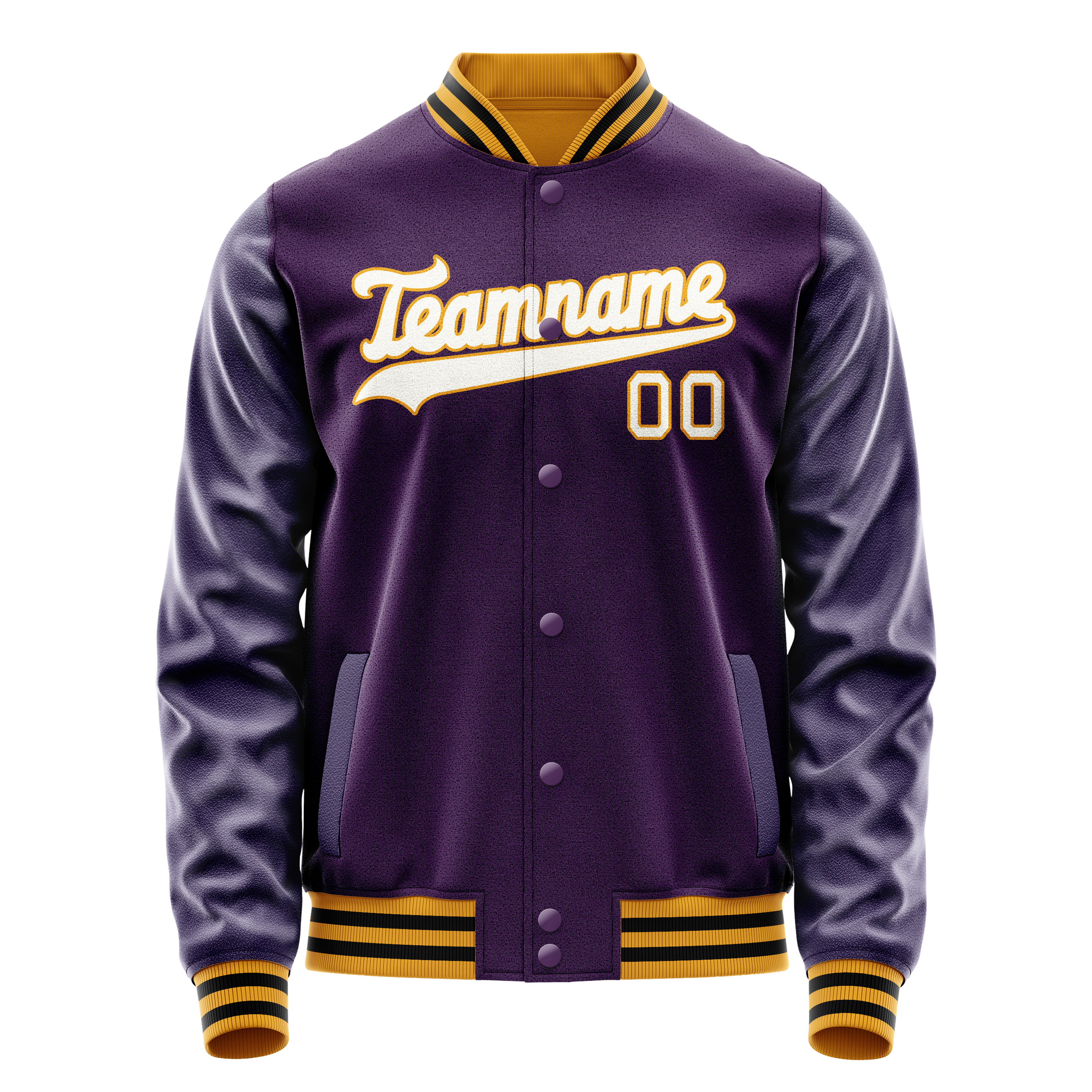 Maßgeschneidertes Lila Weiß Jacke