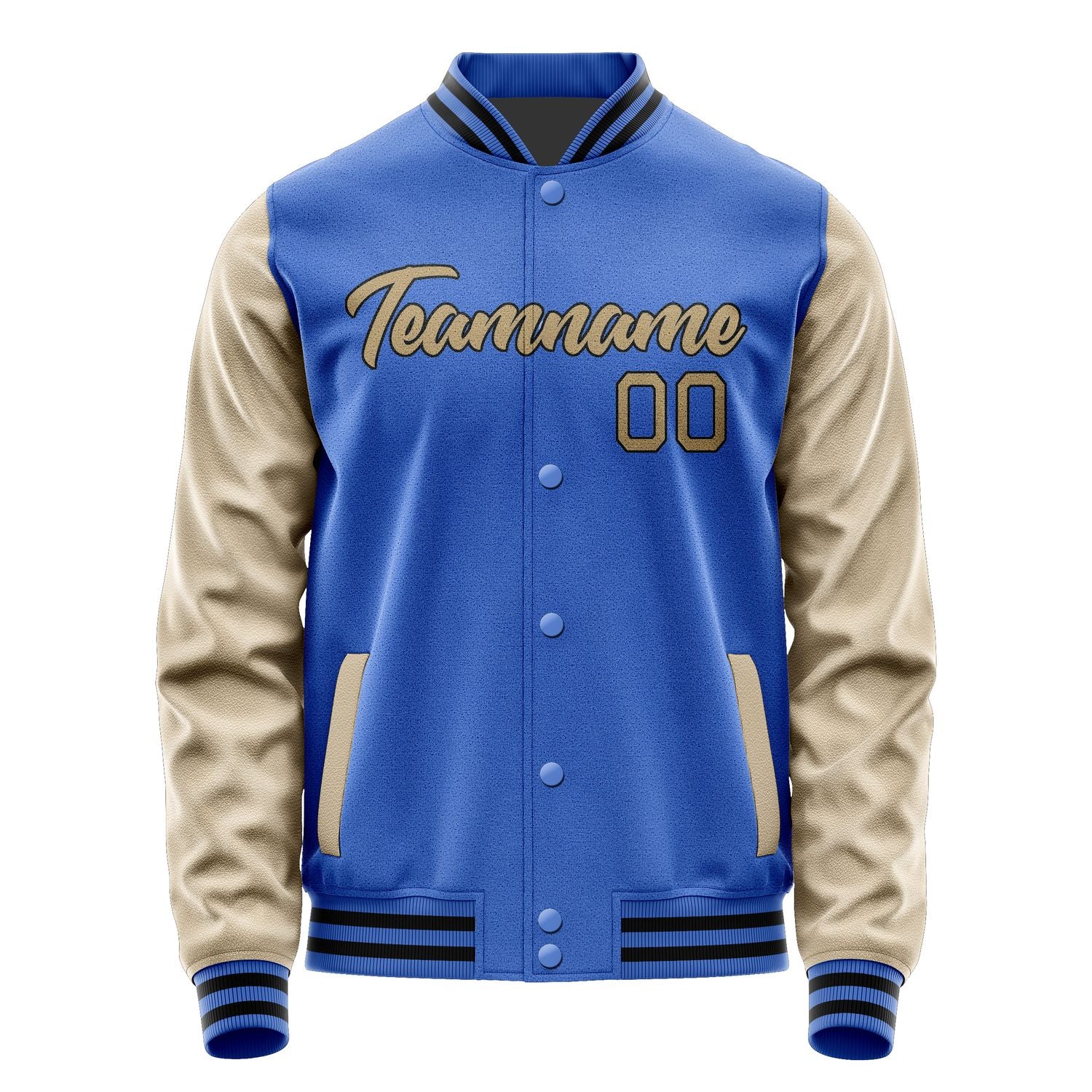 Maßgeschneidertes Himmelblau Smaragdgrün Jacke JA0909240920B21724