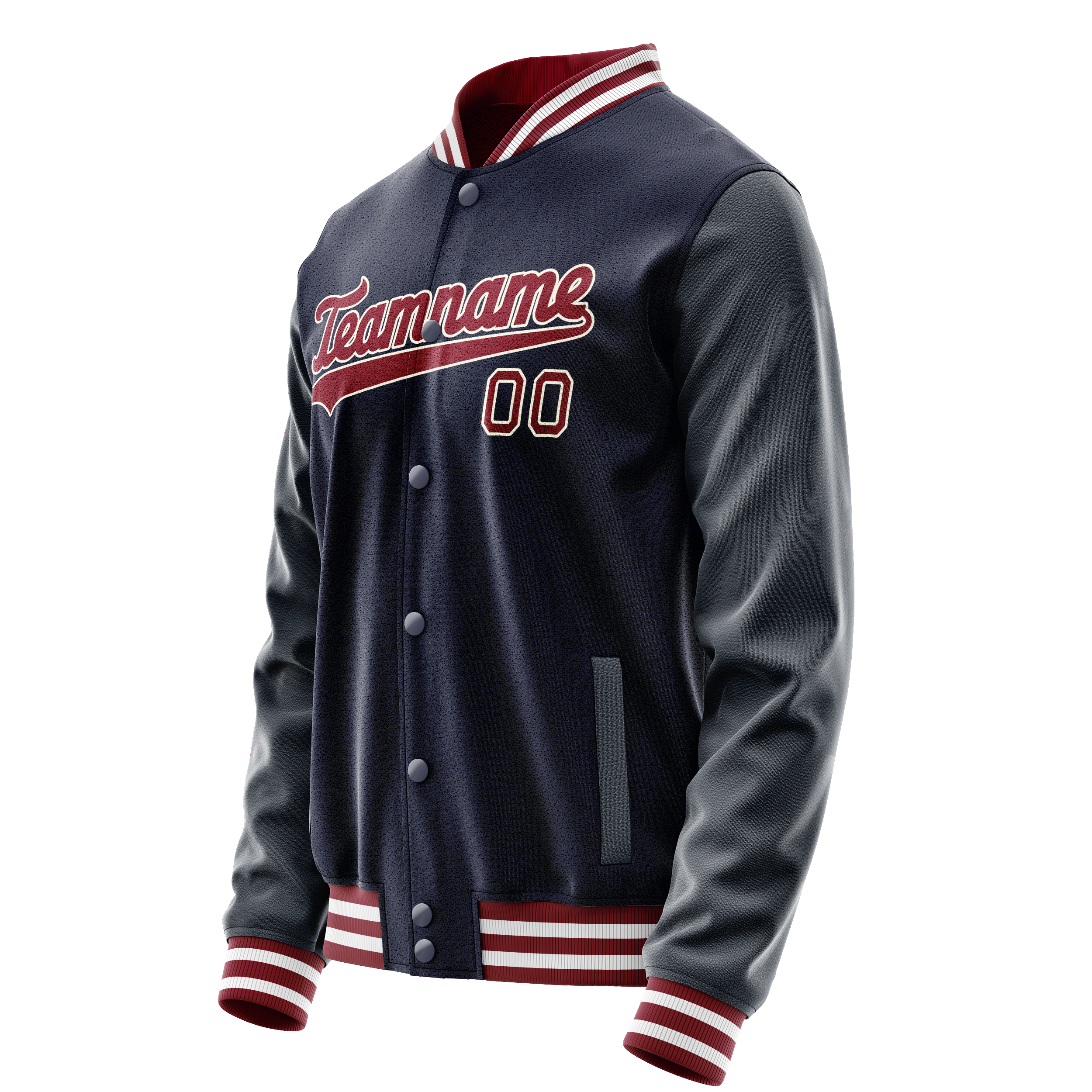 Tailored Navy Blue Crimson Jacket