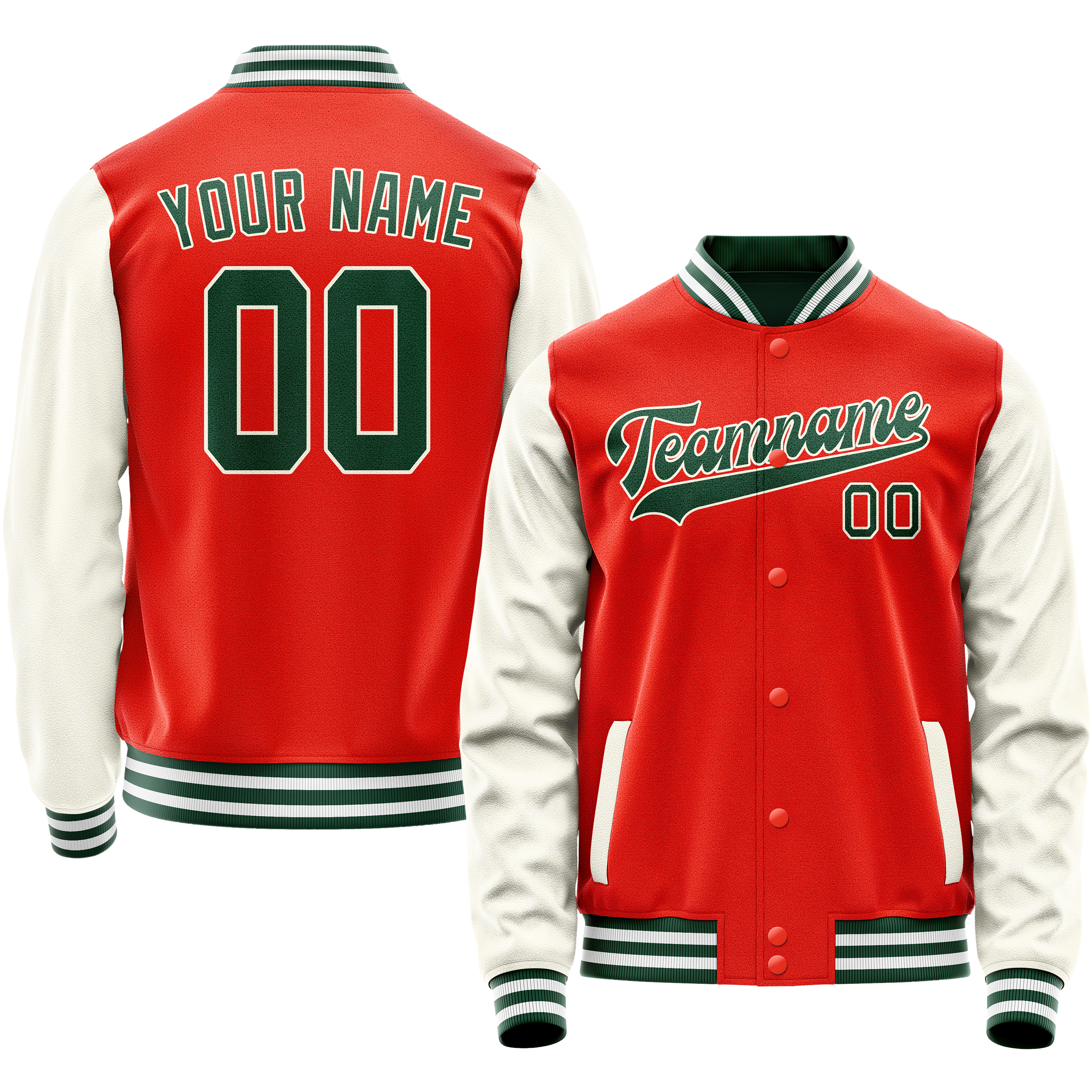 Maßgeschneidertes Orange Creme Jacke JA02240617XE333