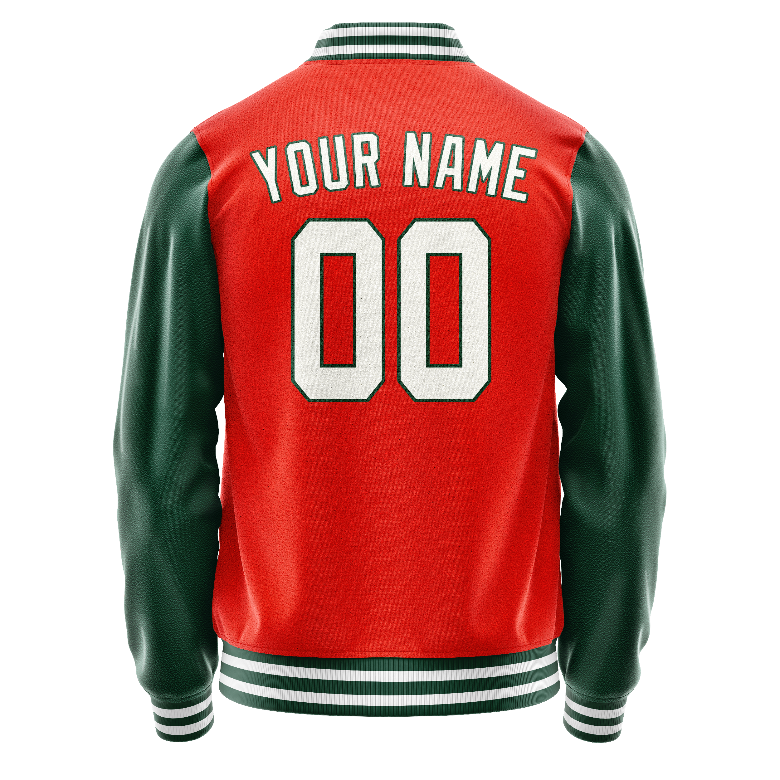 Tailored Orange Kelly Green Jacket