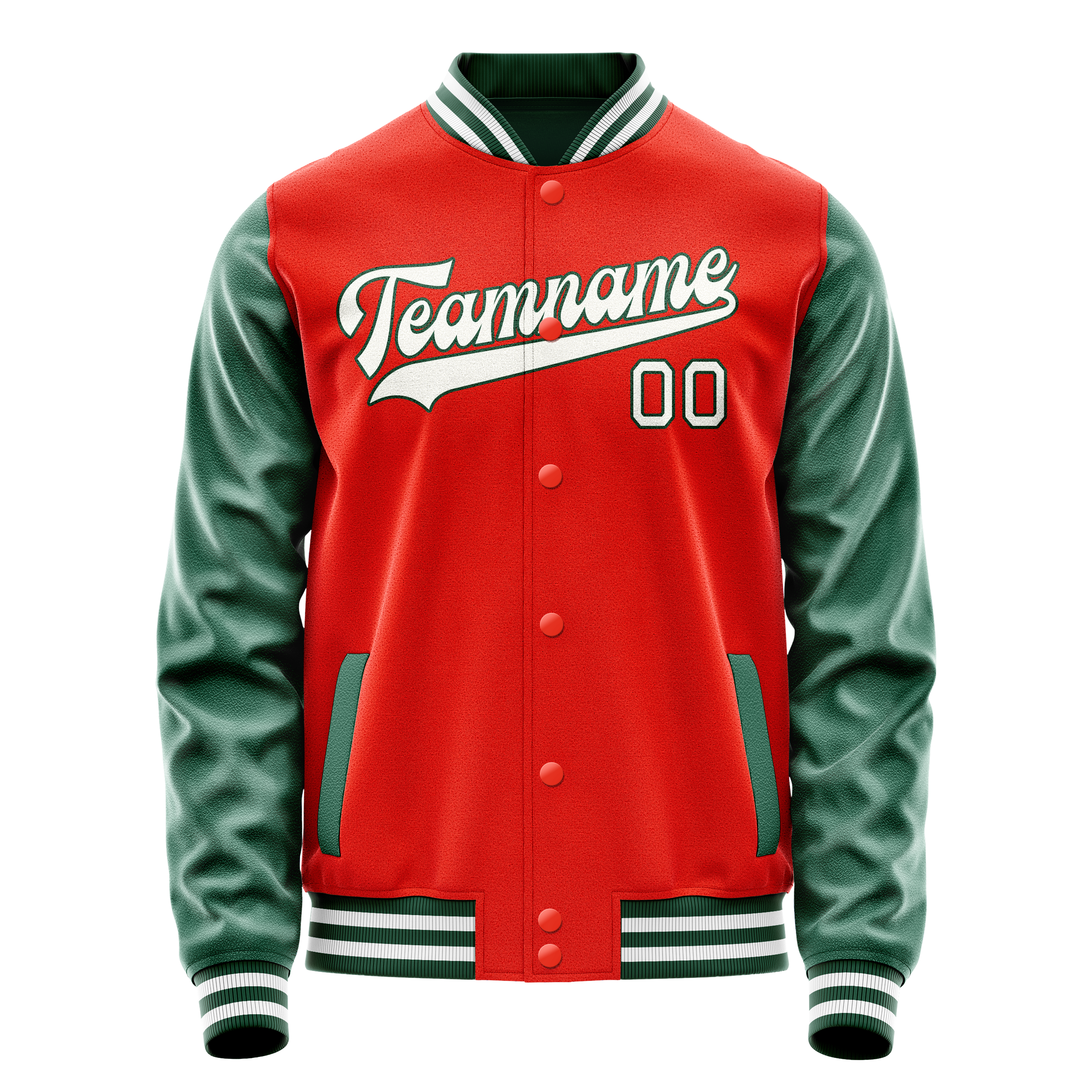 Tailored Orange Kelly Green Jacket