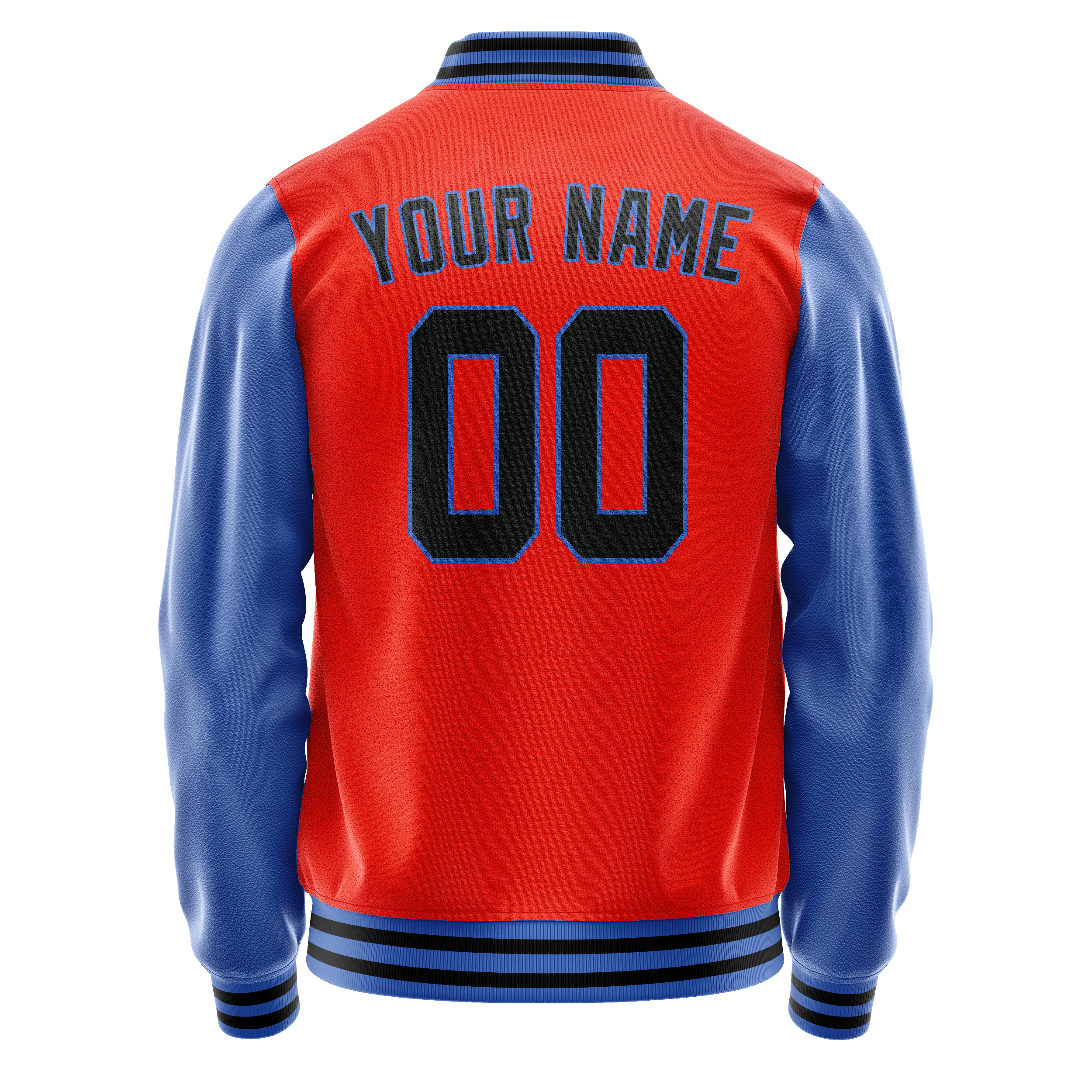 Tailored Orange Light Blue Jacket