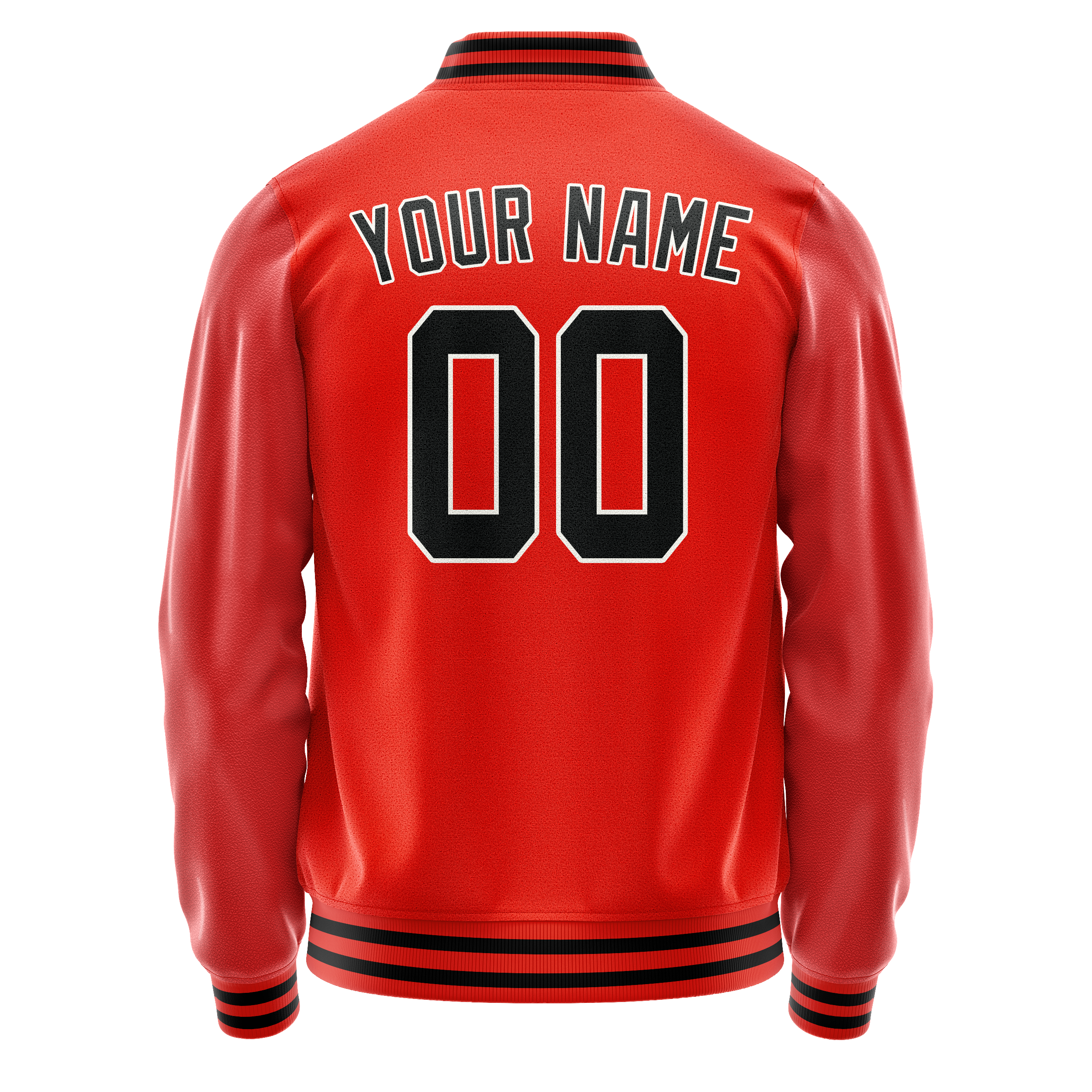 Tailored Orange Black Jacket