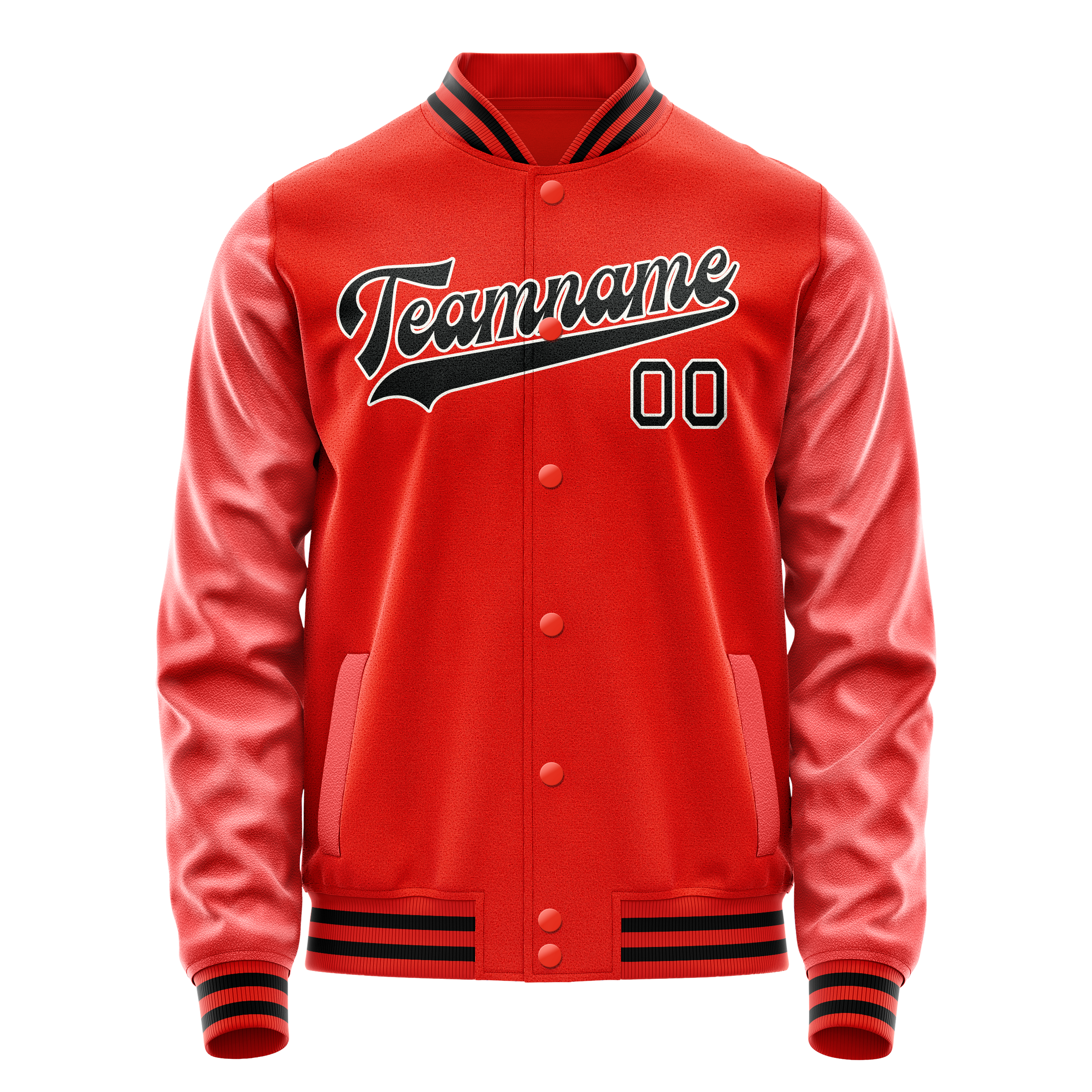 Tailored Orange Black Jacket