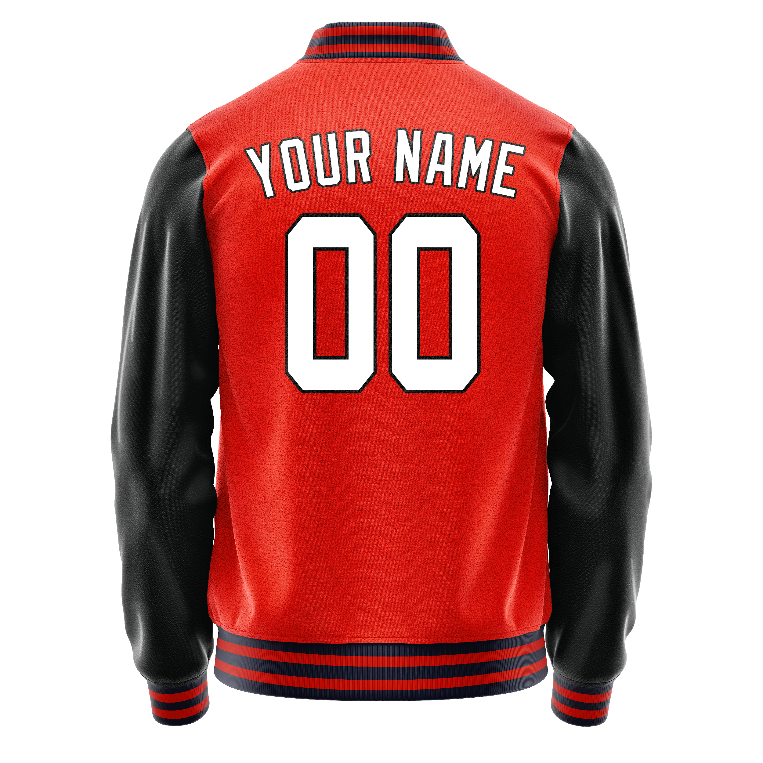 Tailored Orange Black Jacket