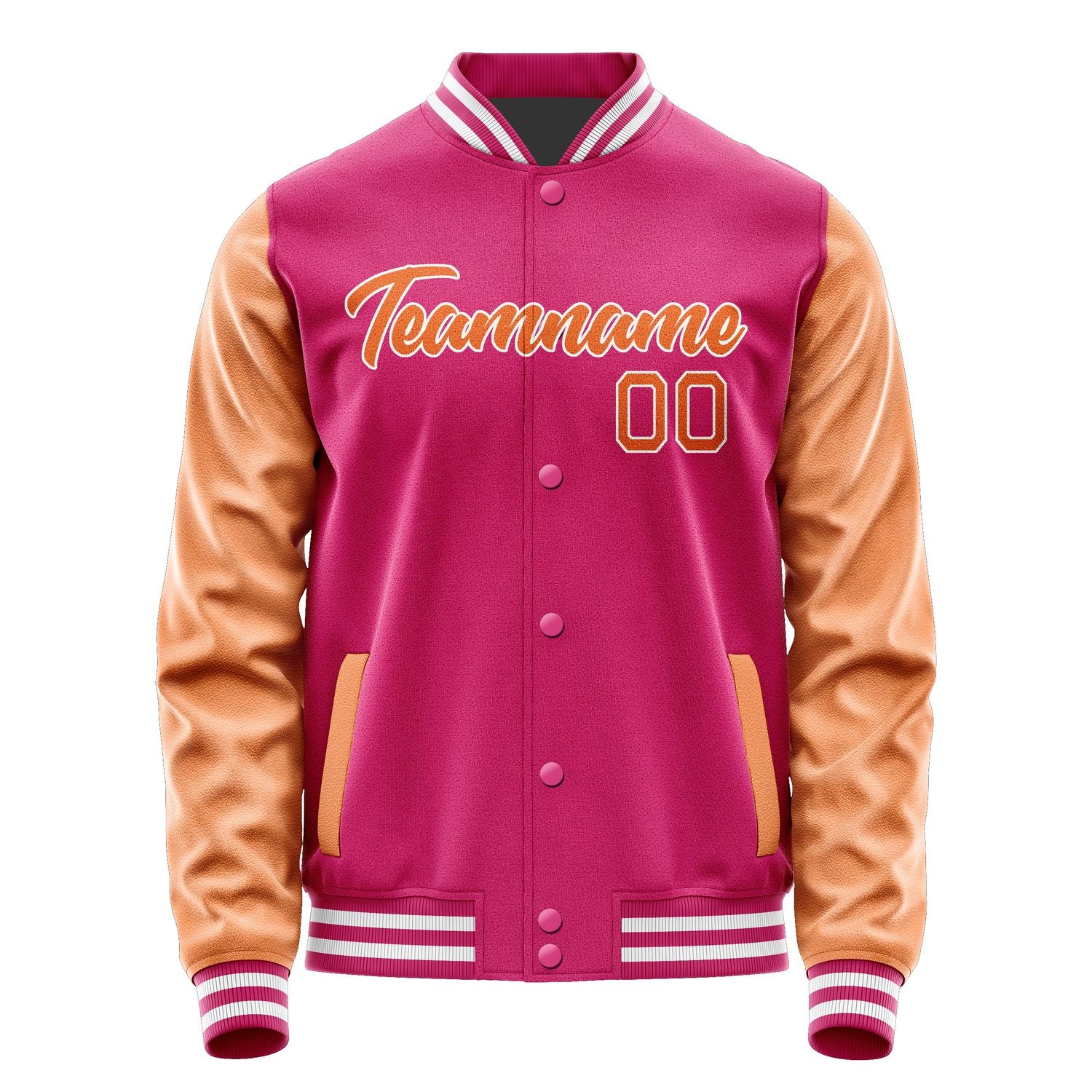 Maßgeschneidertes Rosarot Orange Jacke JA1313281318B21828