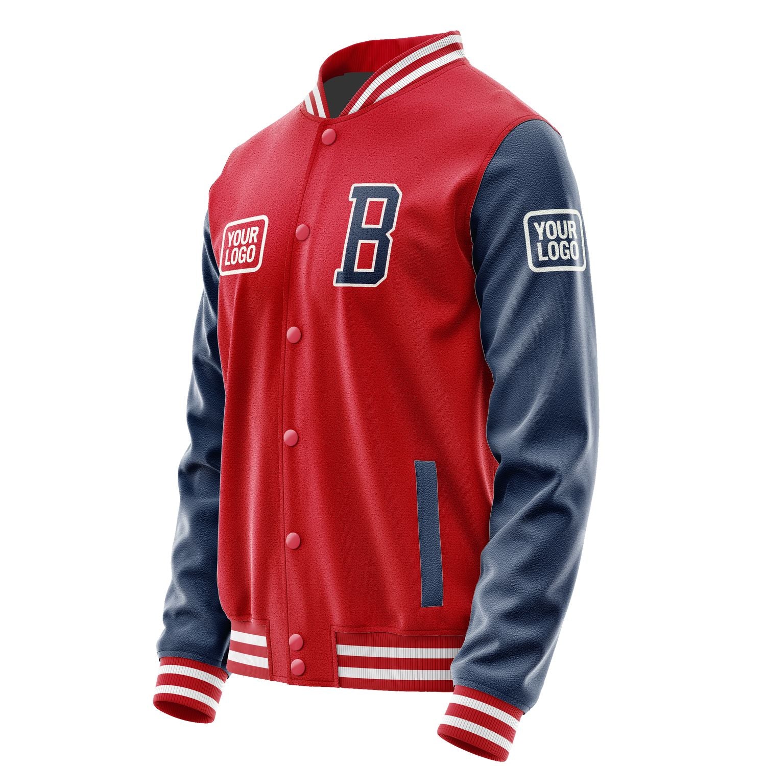 Maßgeschneidertes Rot Marineblau Jacke JA141410141818101018