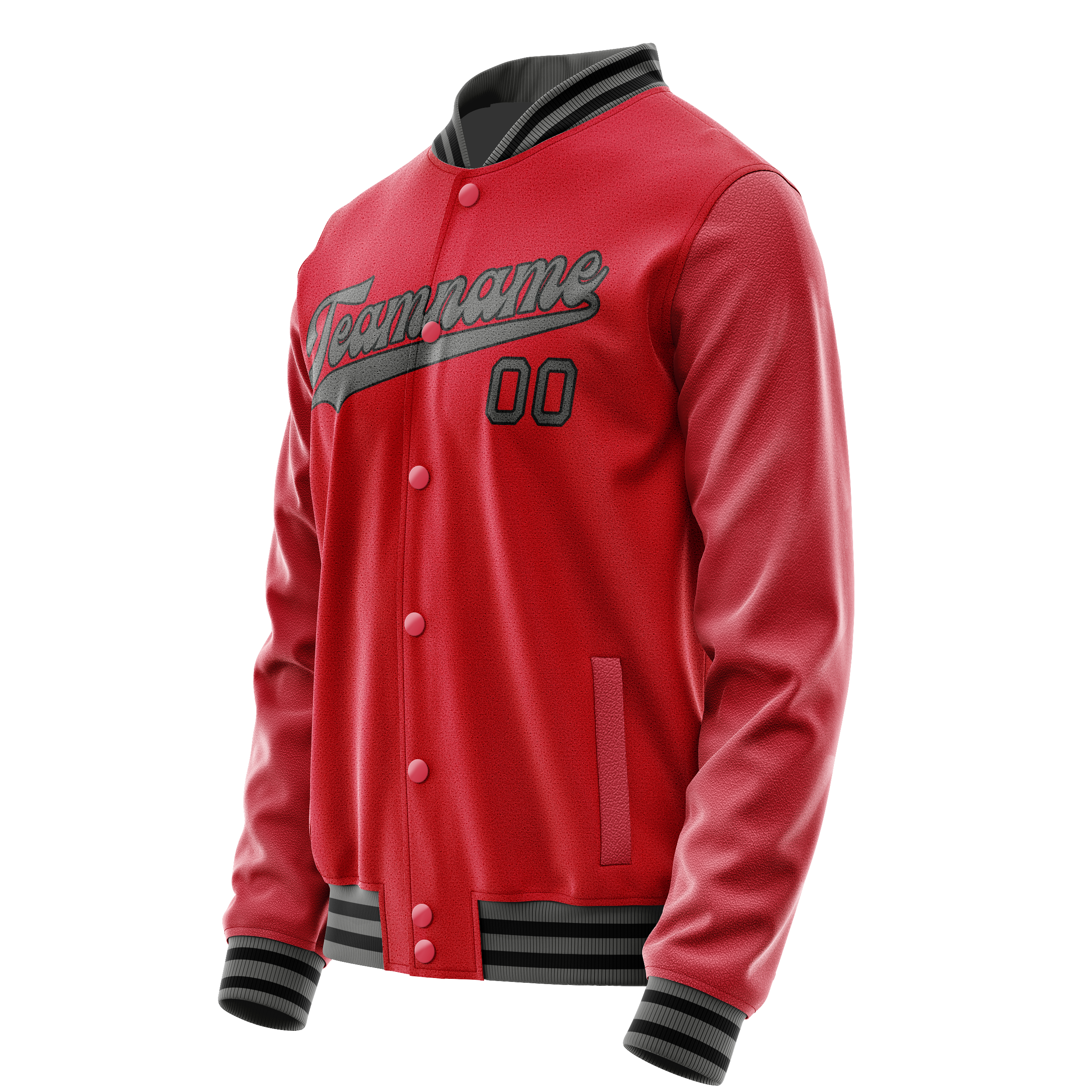 Maßgeschneidertes Rot Grau Jacke