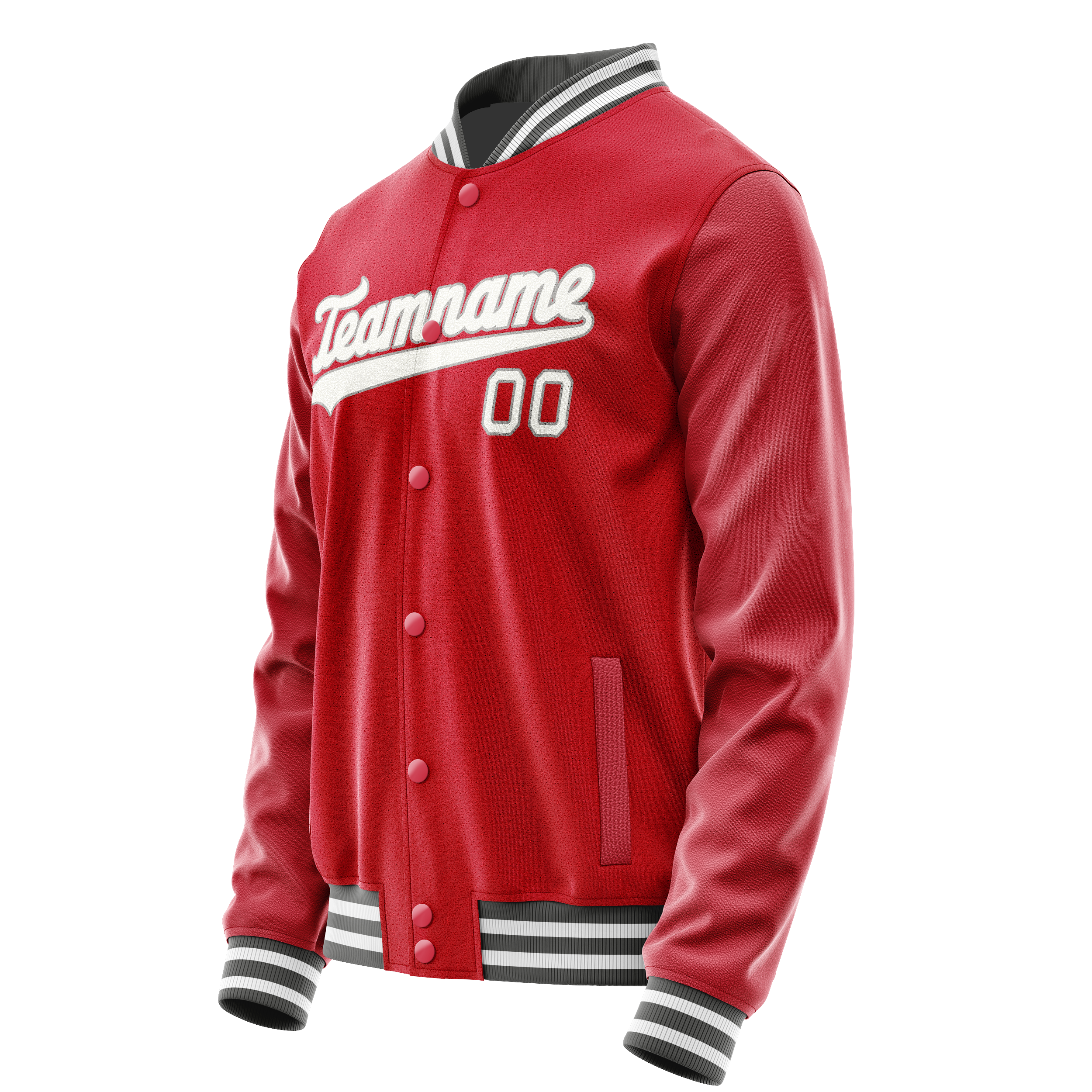 Tailored Red Grey Jacket