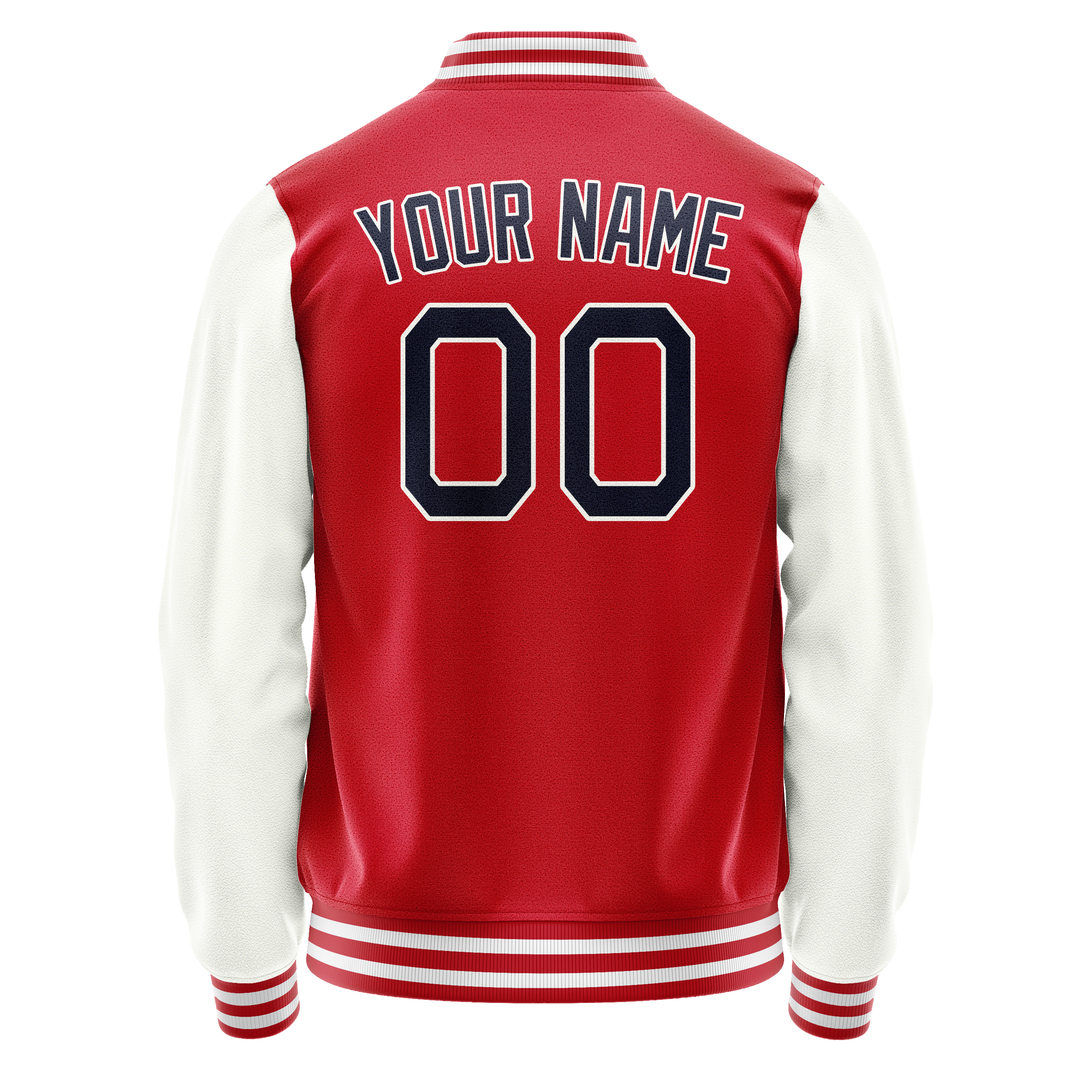 Maßgeschneidertes Rot Weiß Jacke