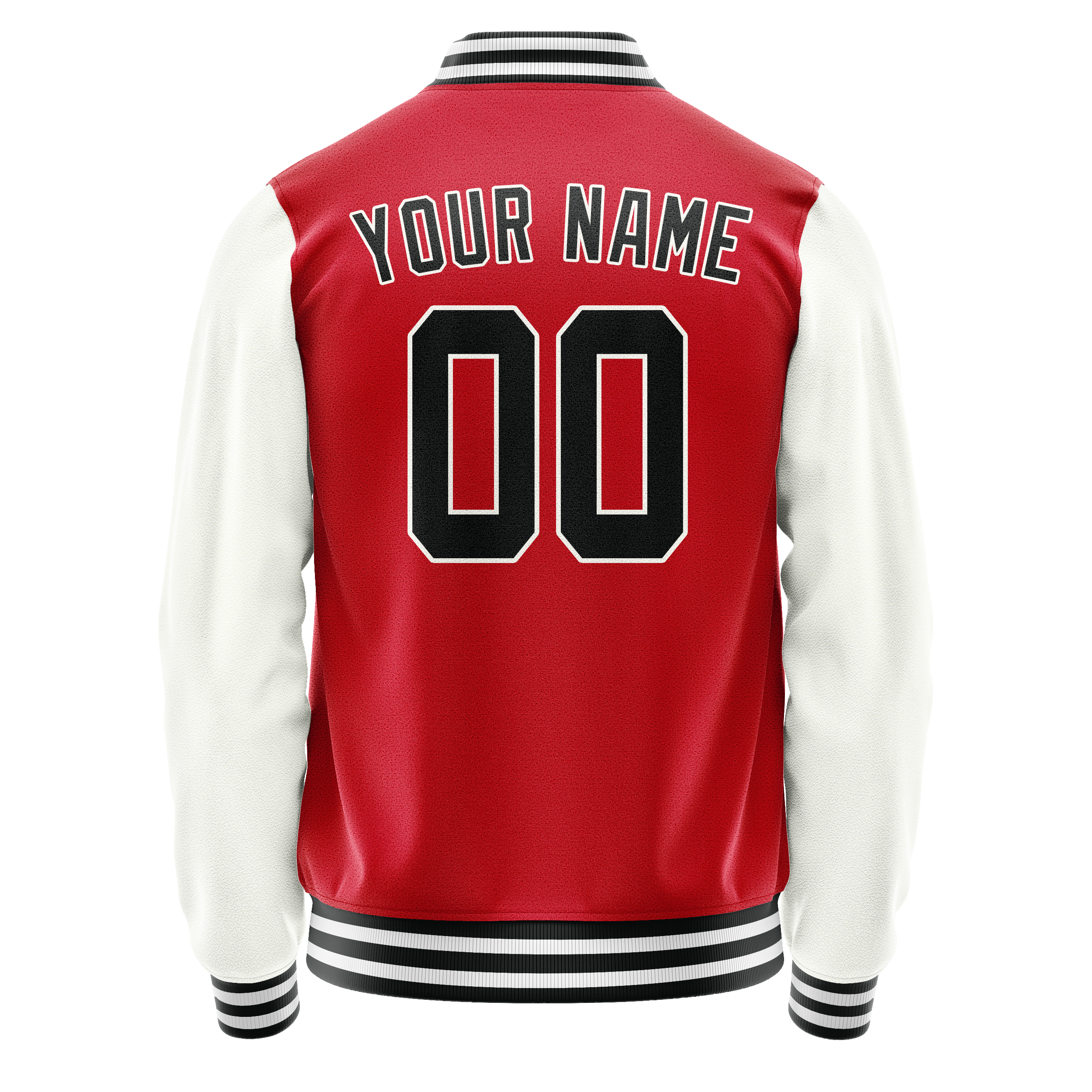 Maßgeschneidertes Rot Weiß Jacke