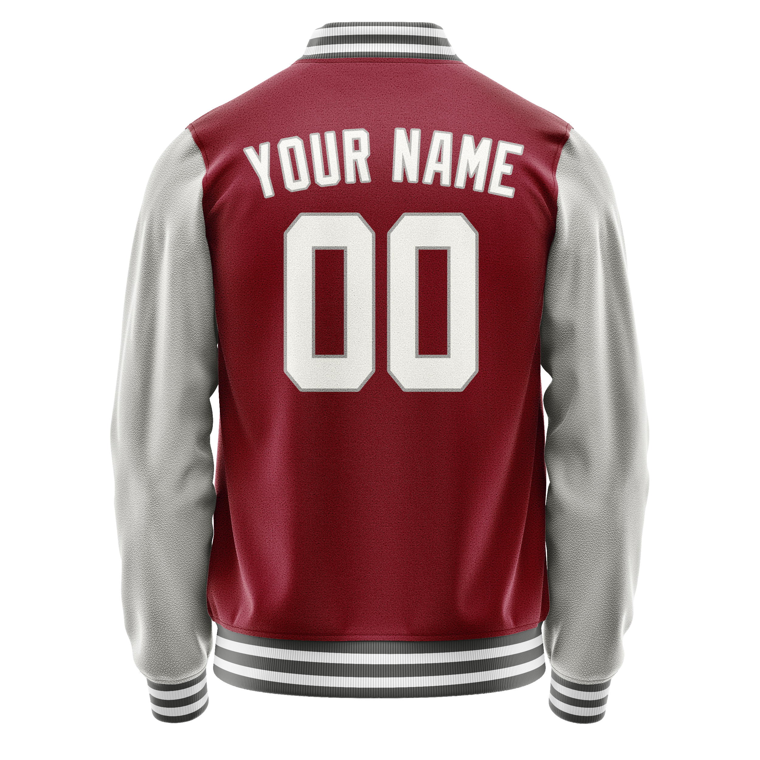 Tailored Crimson Grey Jacket