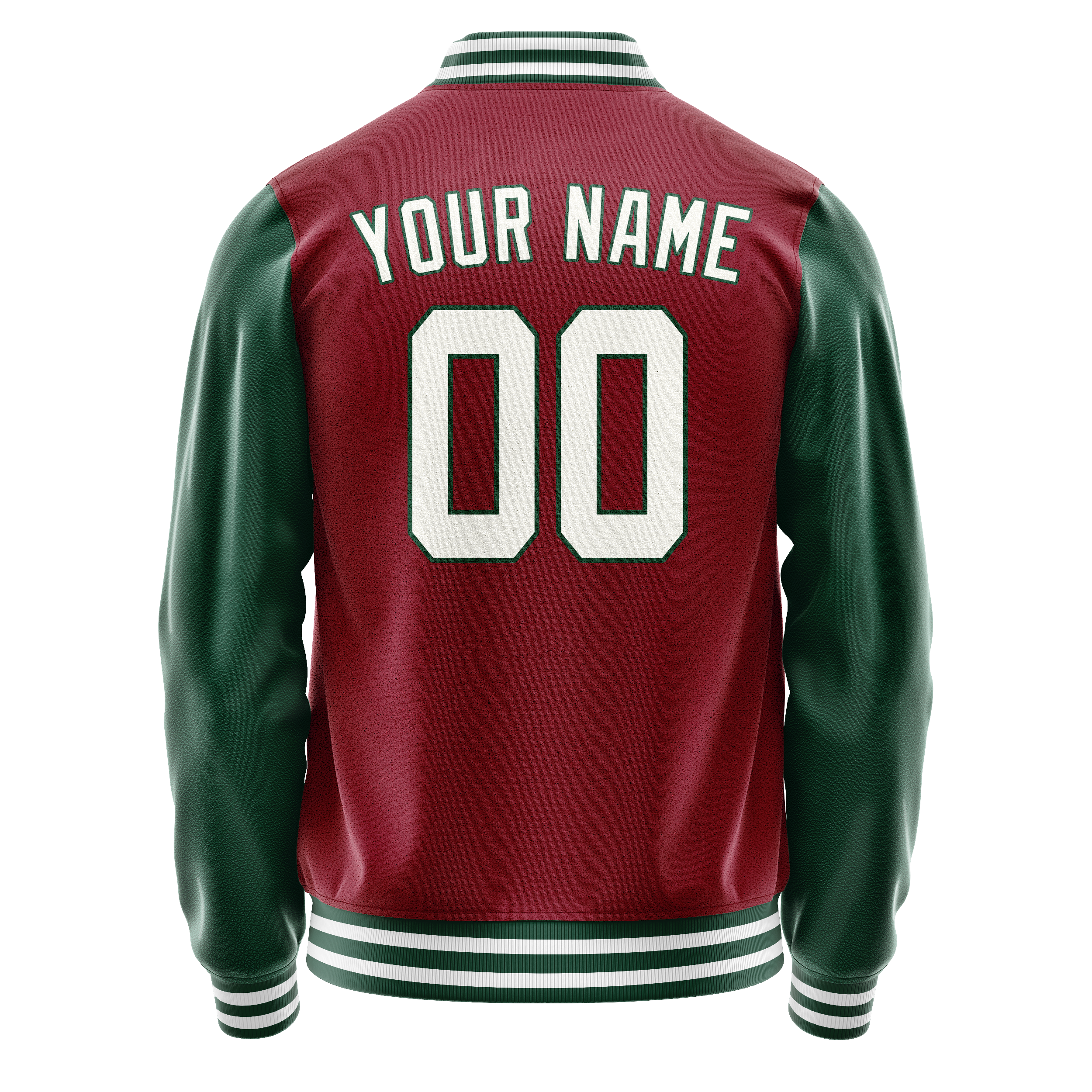 Tailored Crimson Kelly Green Jacket