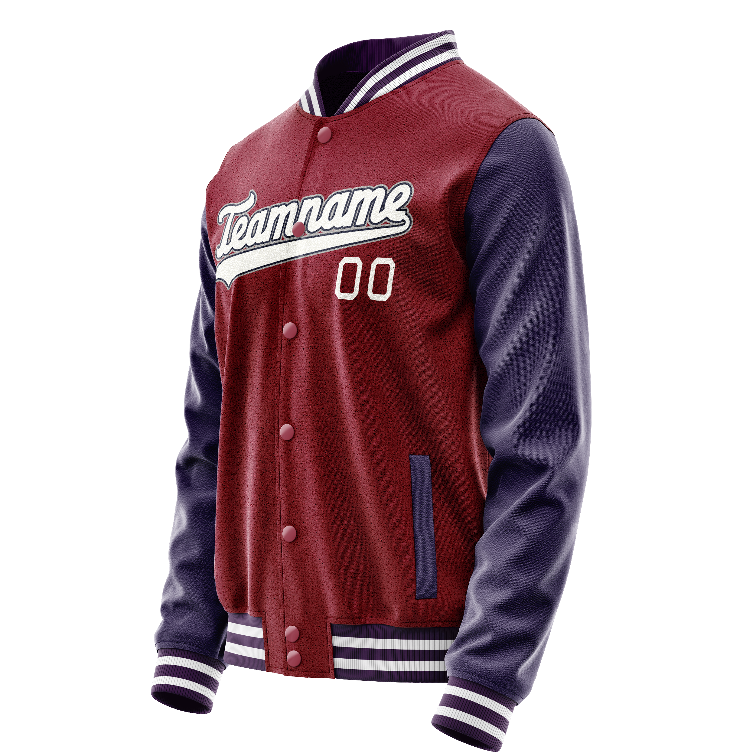 Tailored Crimson Navy Blue Jacket