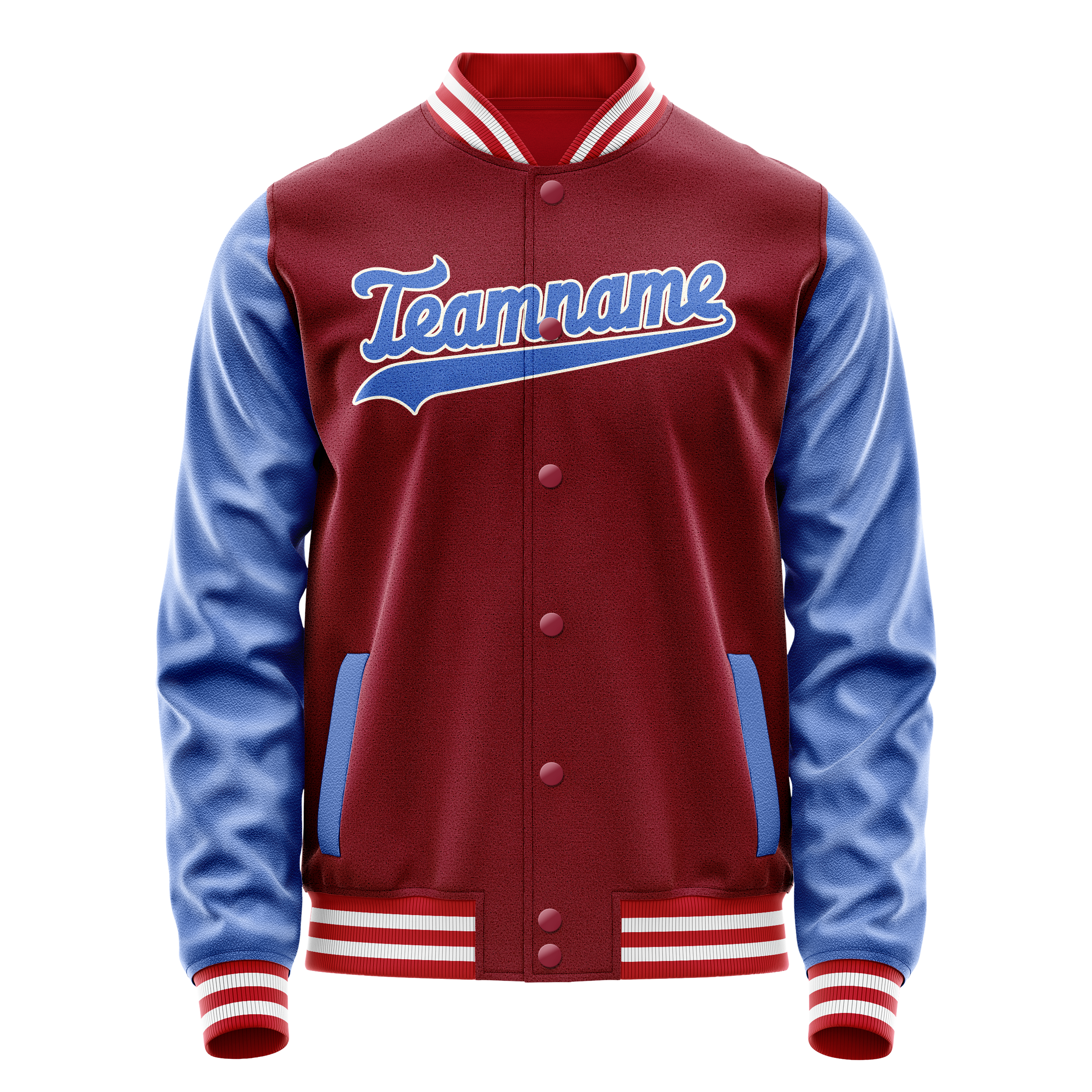 Tailored Crimson Light Blue Jacket