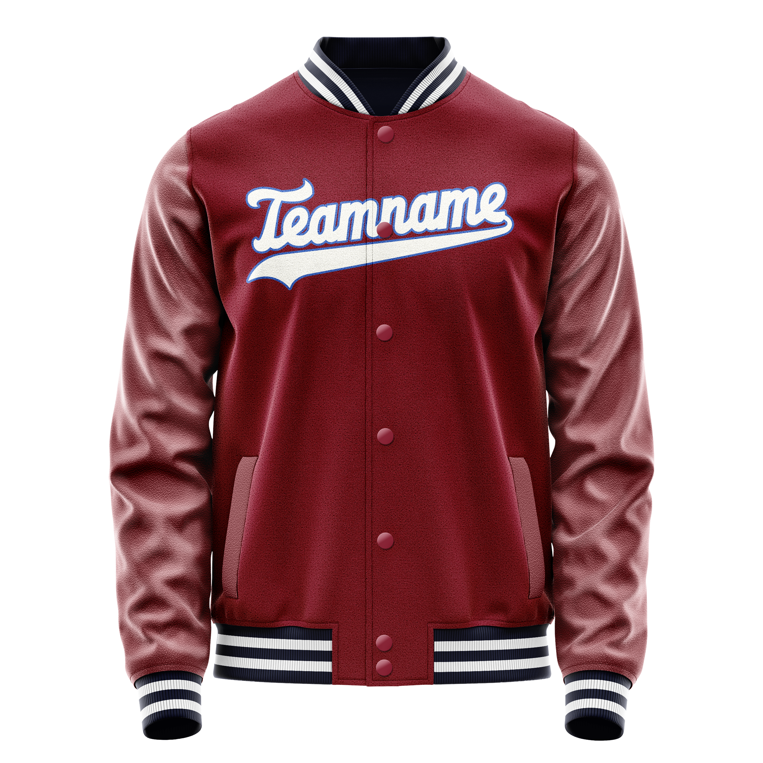 Tailored Crimson White Jacket