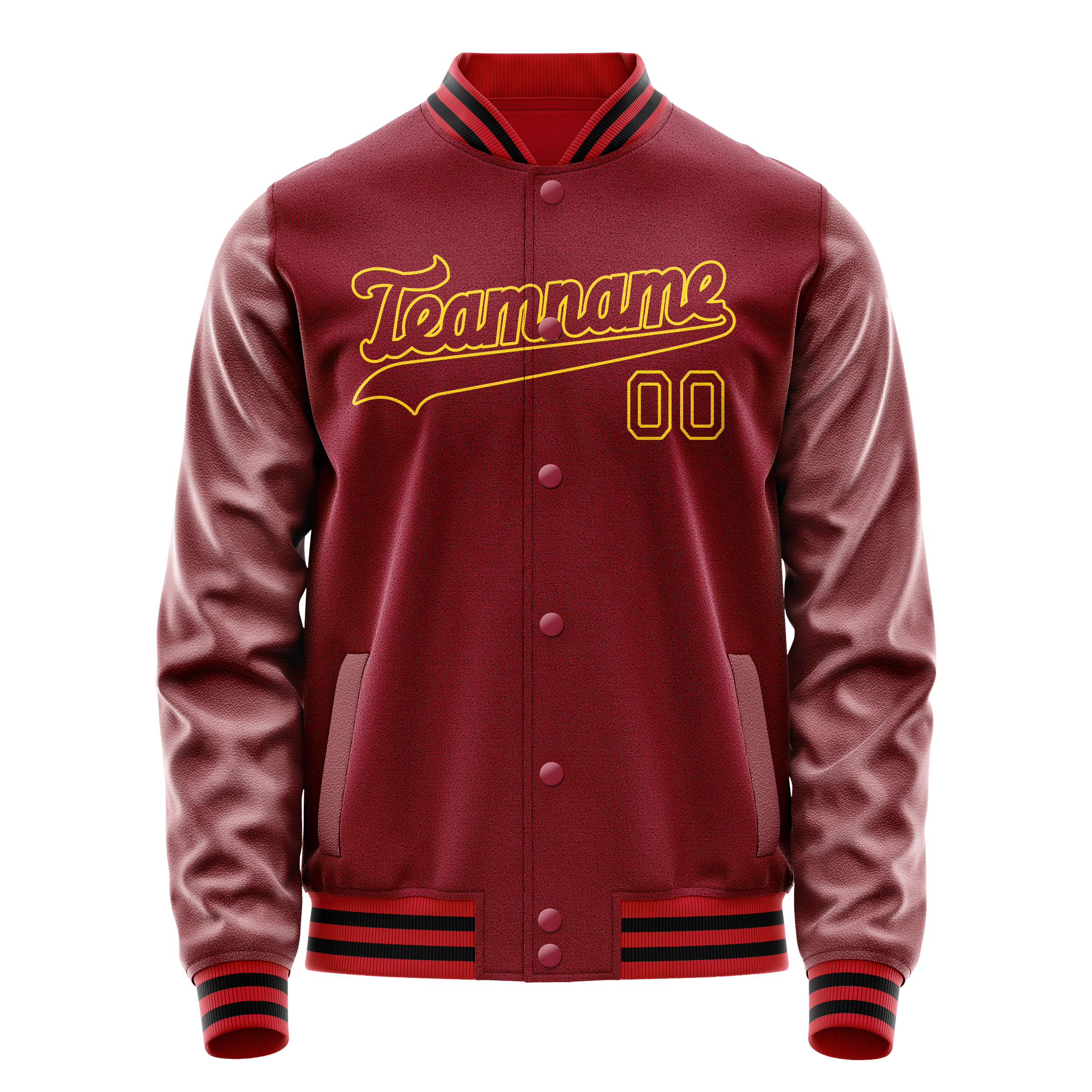 Tailored Crimson Gold Jacket