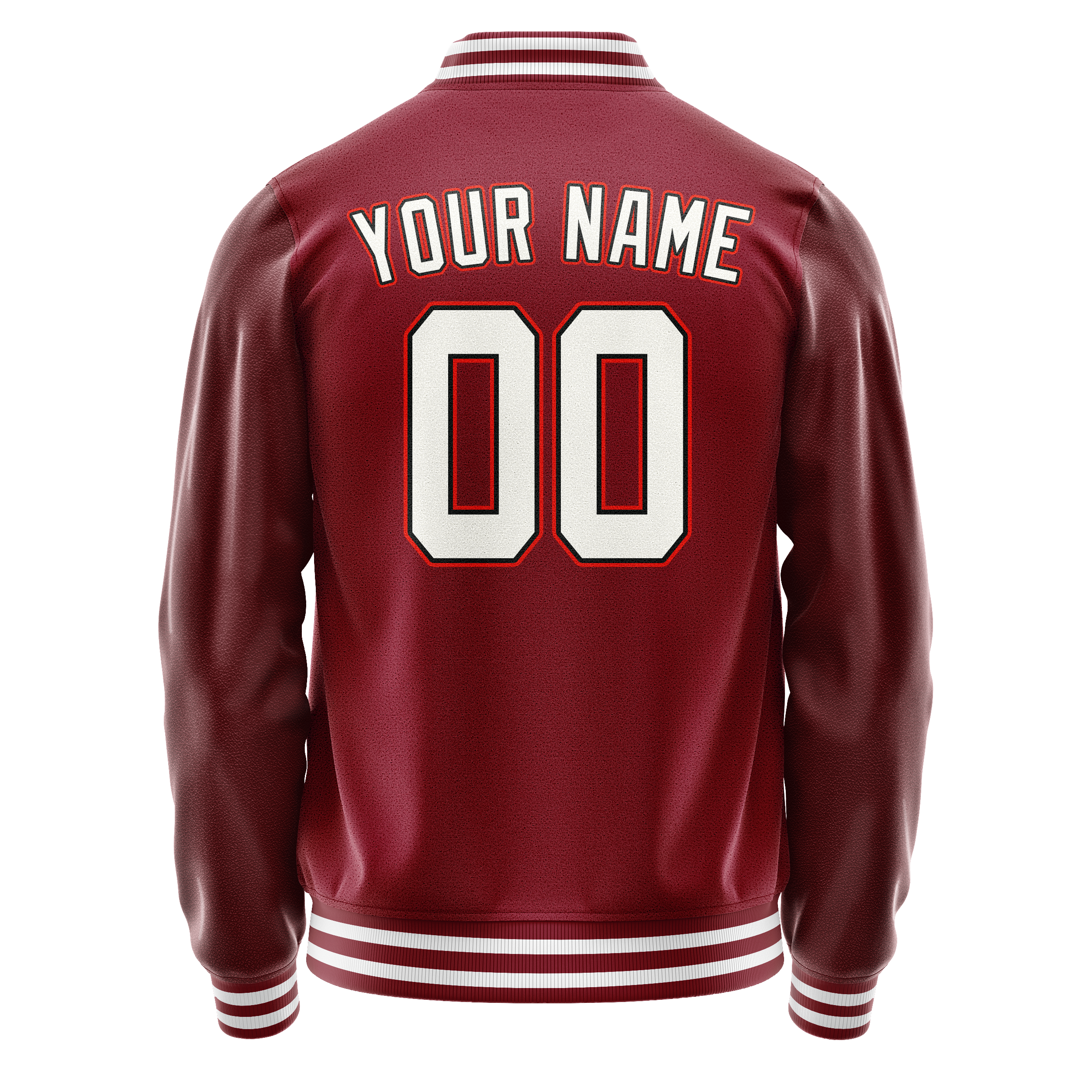 Tailored Crimson White Jacket