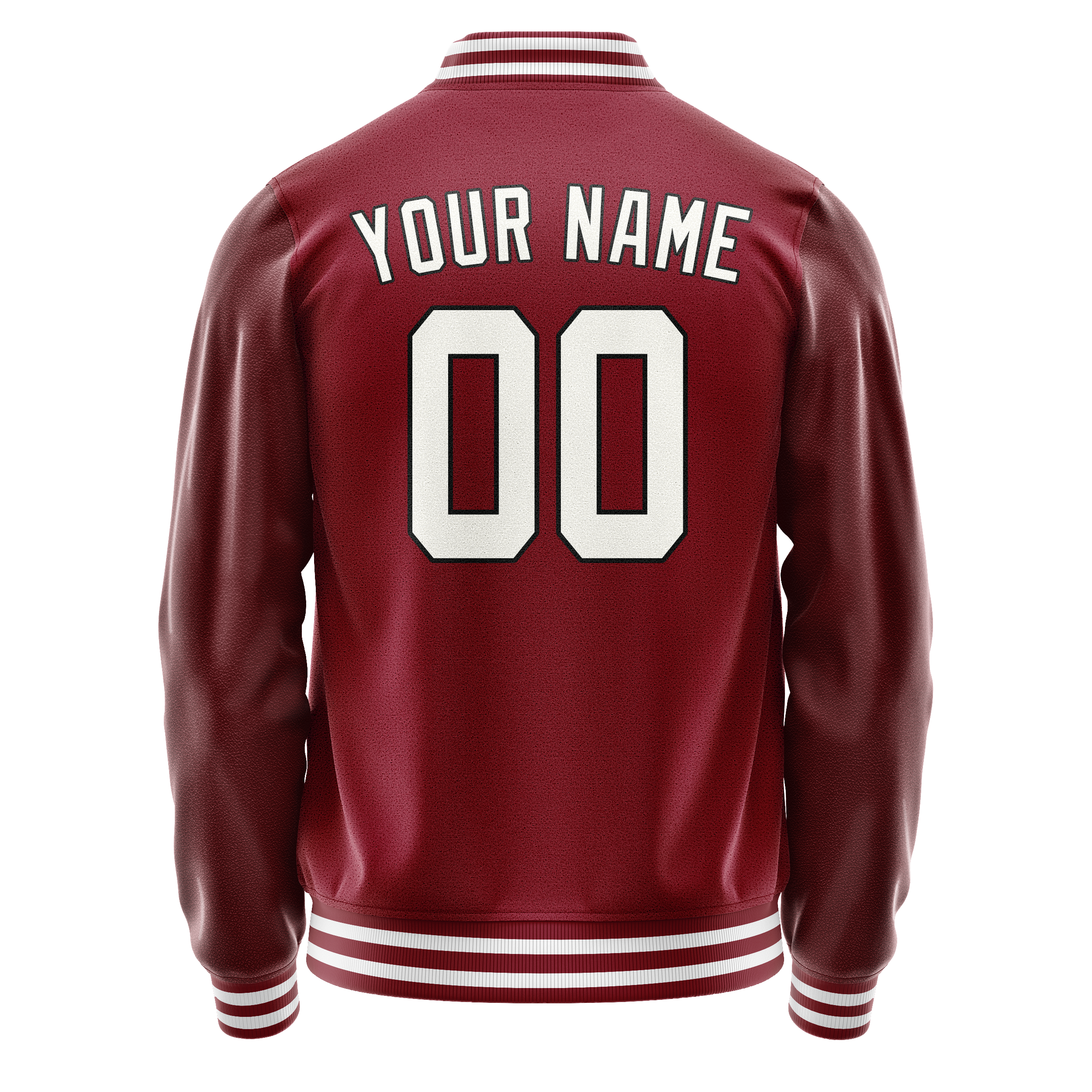 Tailored Crimson White Jacket