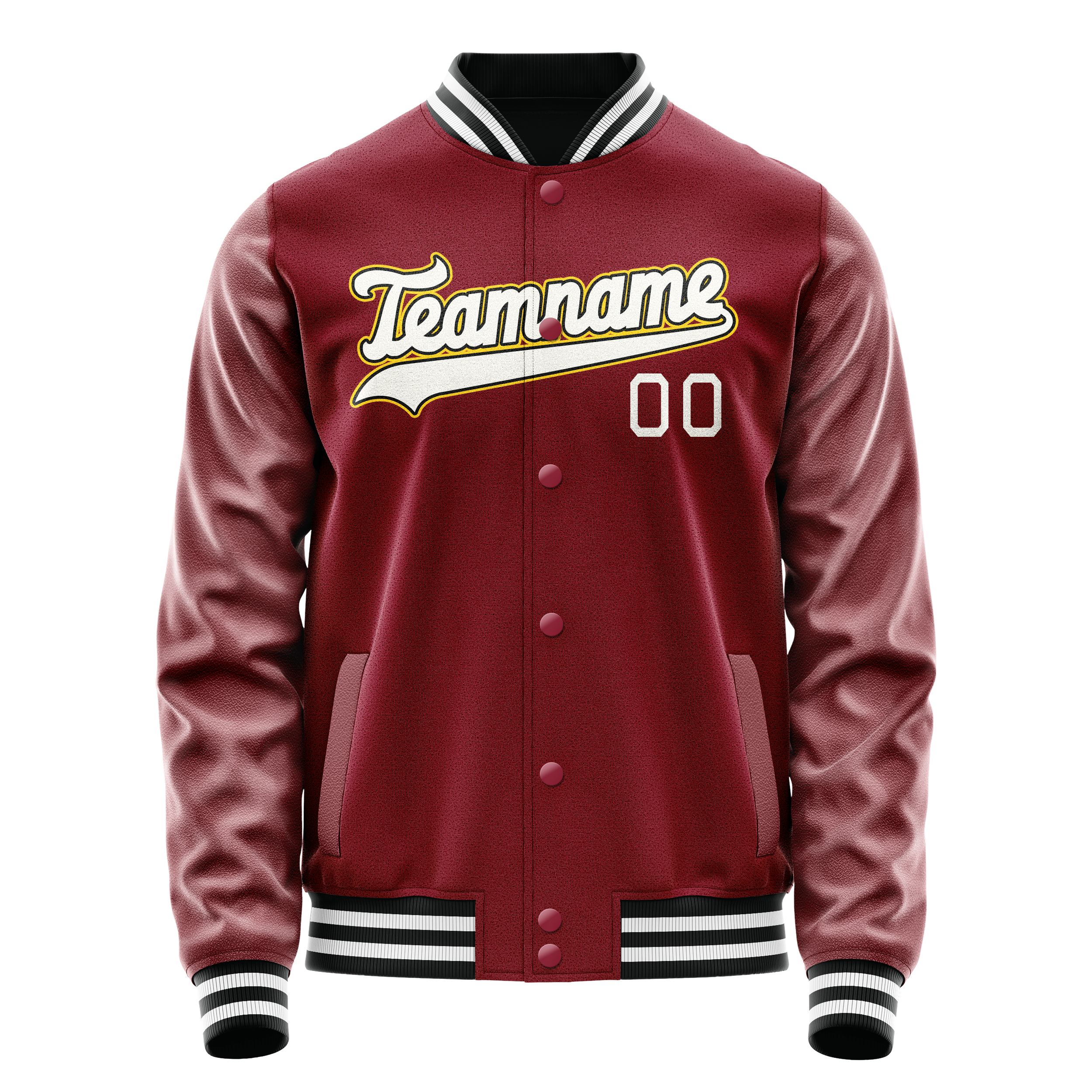 Tailored Crimson White Jacket