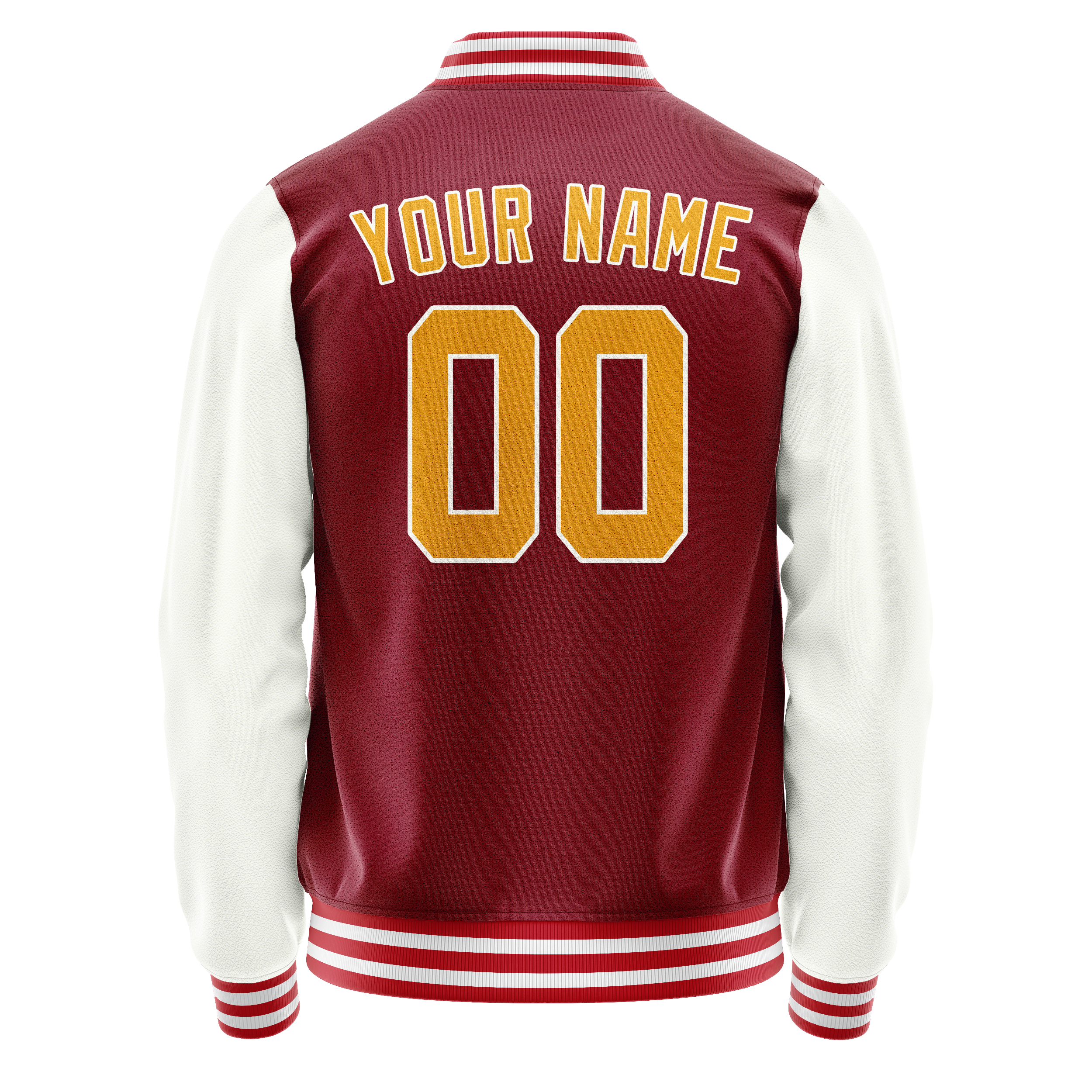 Tailored Crimson White Jacket