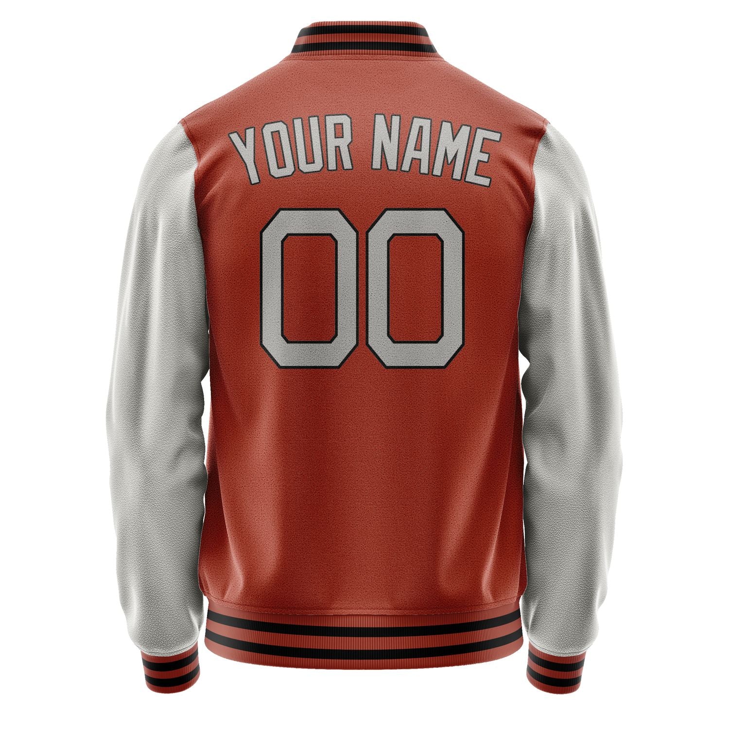 Maßgeschneidertes Korallenrot Grau Jacke JA1616041617B21704