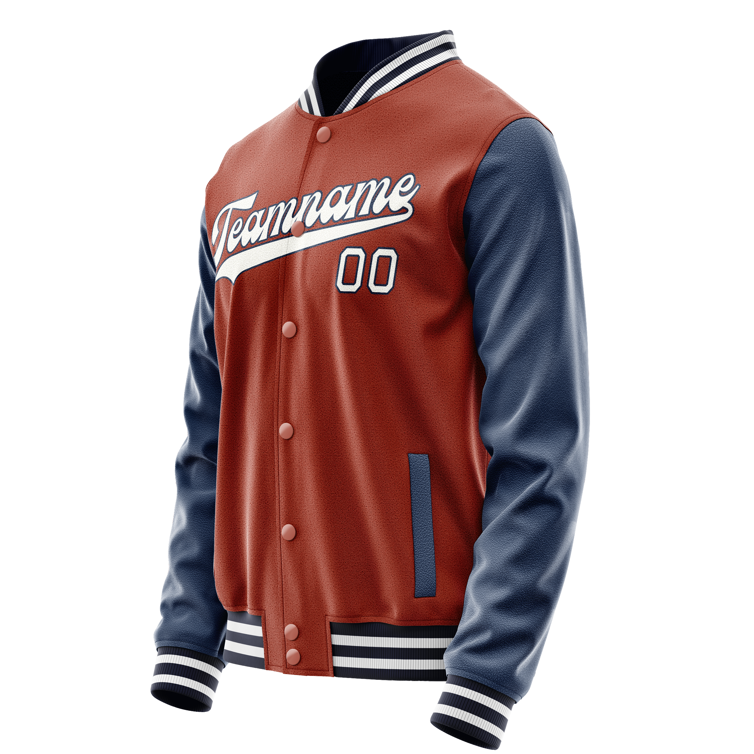 Tailored Texas Orange Navy Blue Jacket