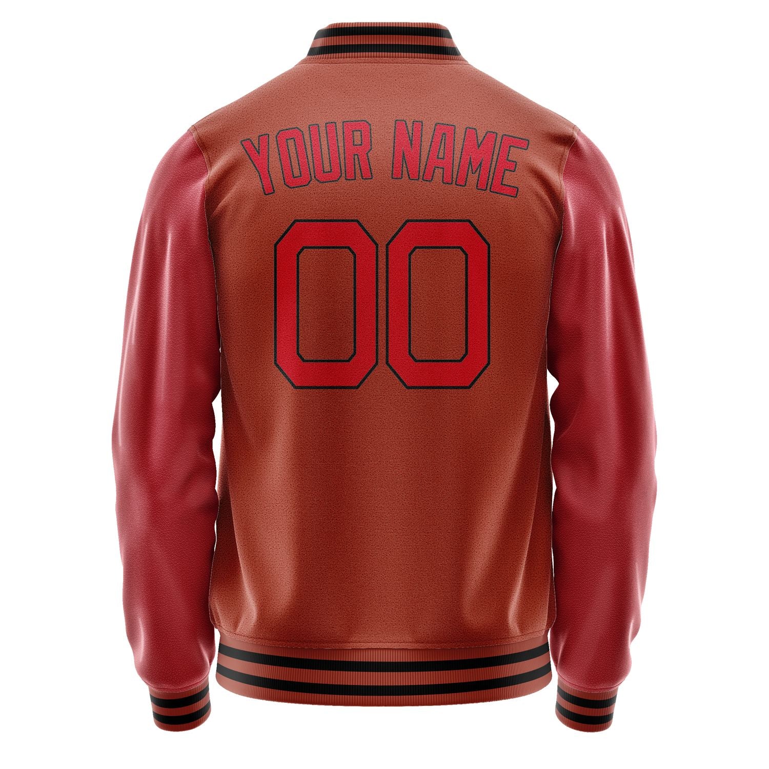 Maßgeschneidertes Korallenrot Rot Jacke JA1616141617B21714