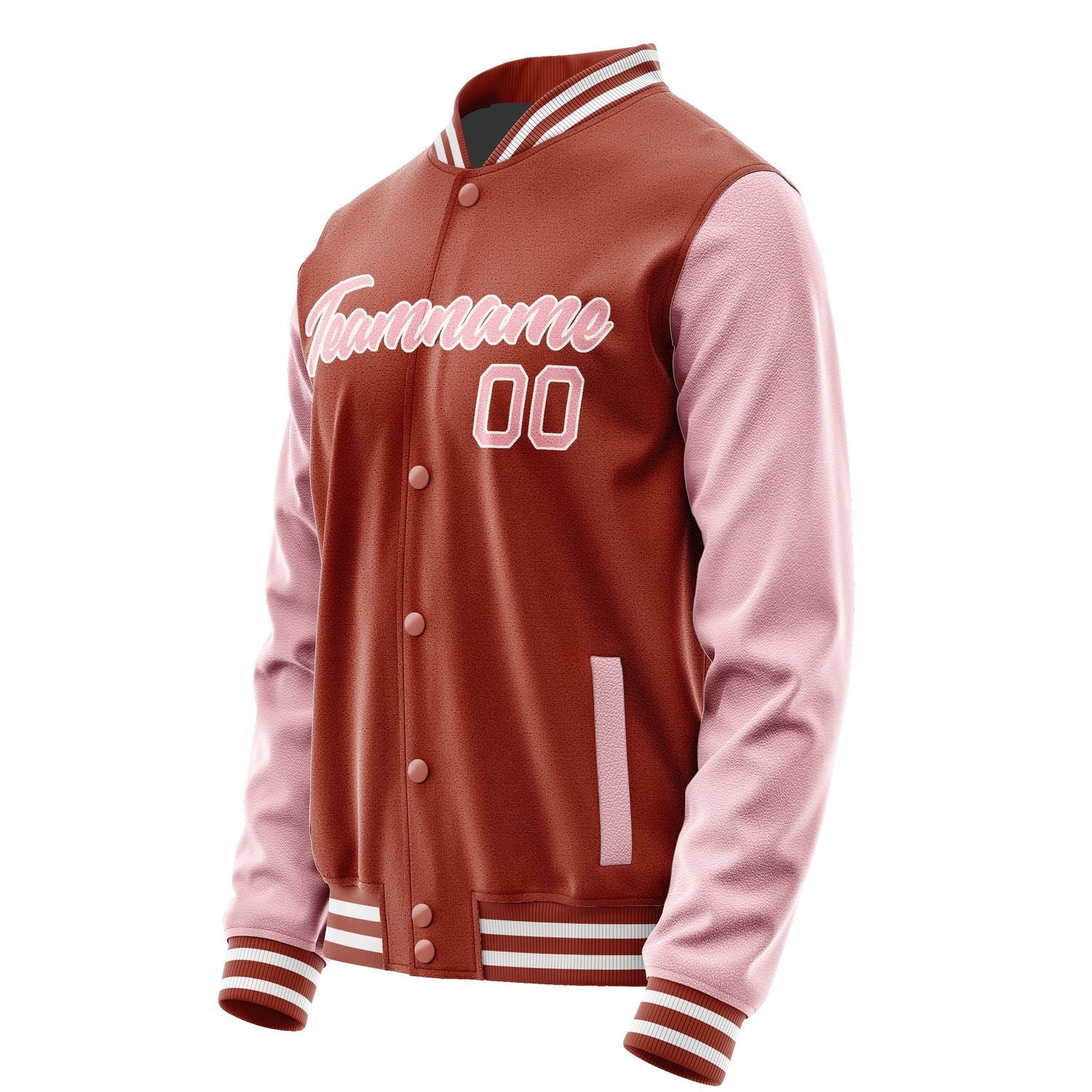 Maßgeschneidertes Korallenrot Rosa Jacke JA1616211618B21821