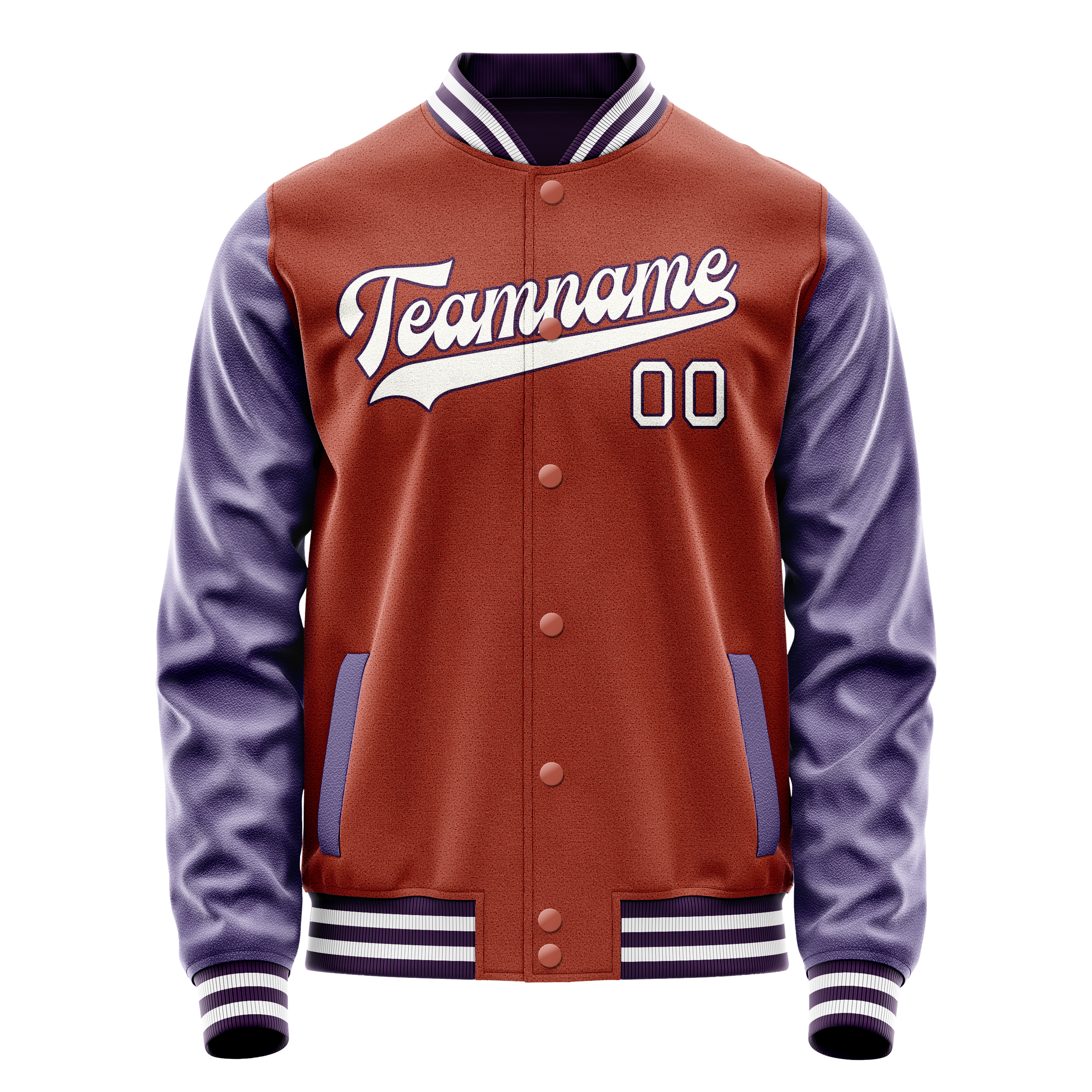 Custom Made Texas Orange Purple Jacket