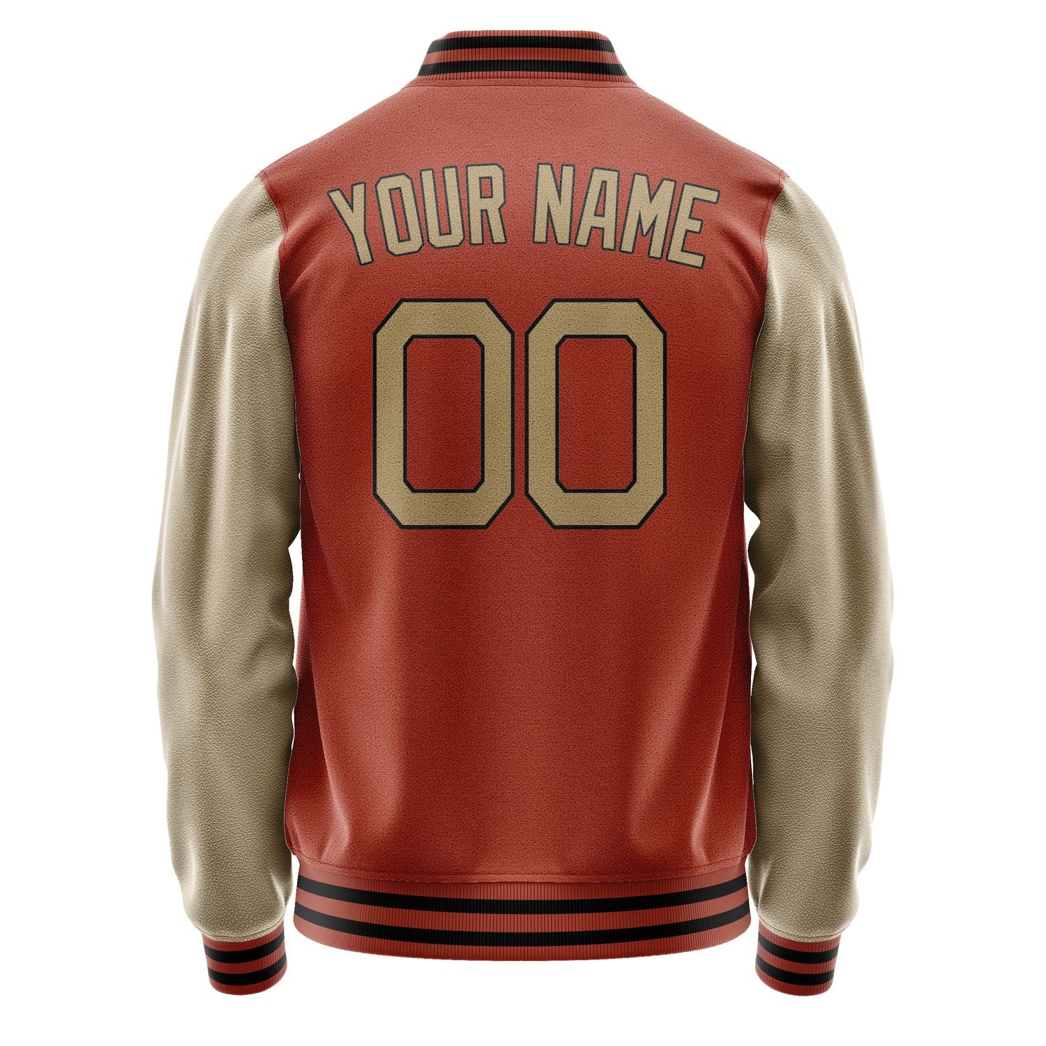 Maßgeschneidertes Korallenrot Hellkhaki Jacke JA1616251617B21725