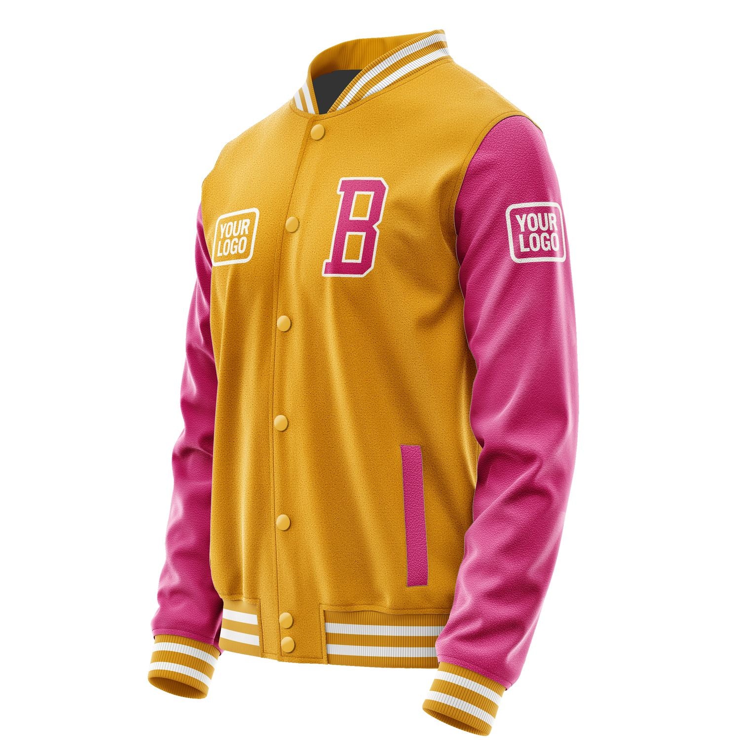 Maßgeschneidertes Gelb Rosarot Jacke JA191913191818131318