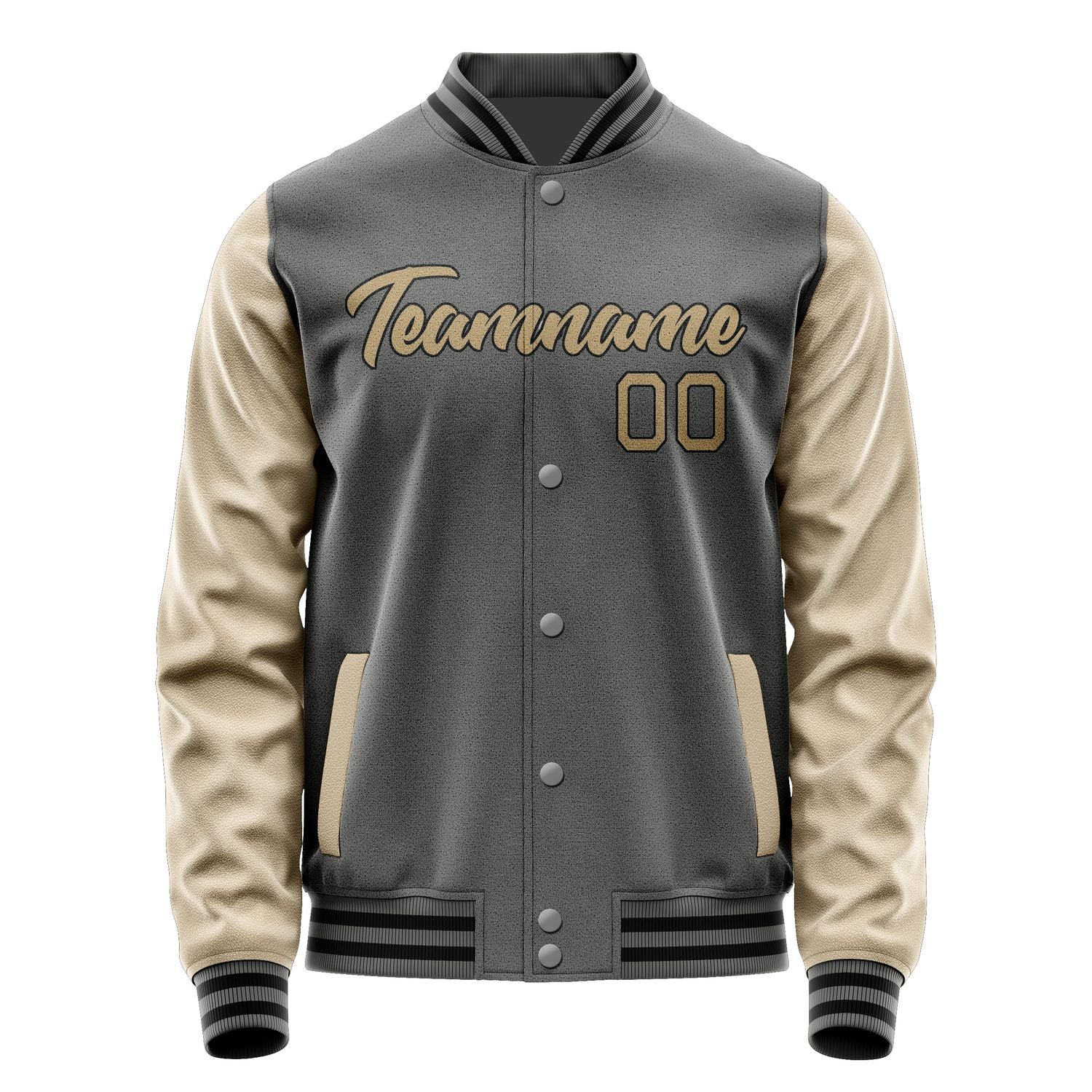 Maßgeschneidertes Dunkelgrau Hellkhaki Jacke JA2020252017B21725