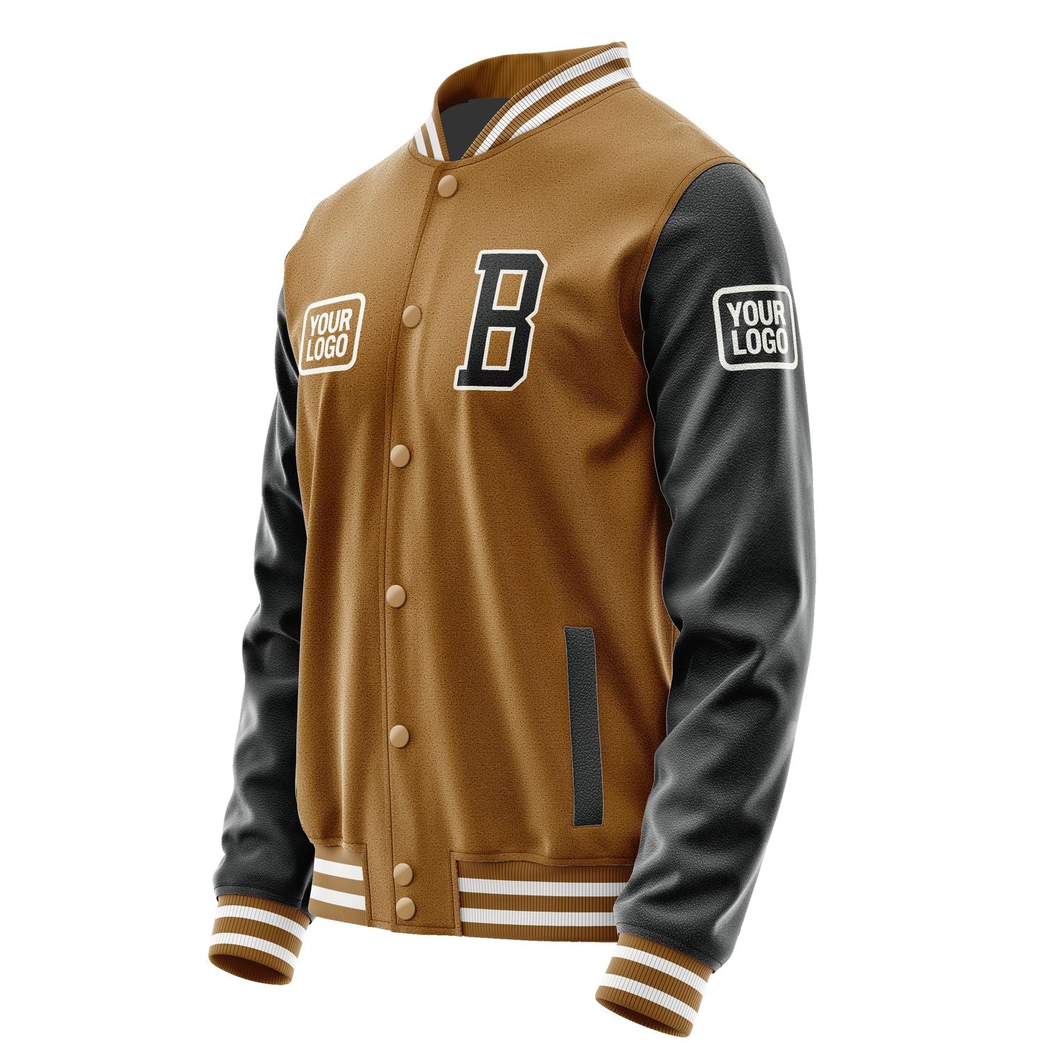 Maßgeschneidertes Khaki Schwarz Jacke JA222217221818171718