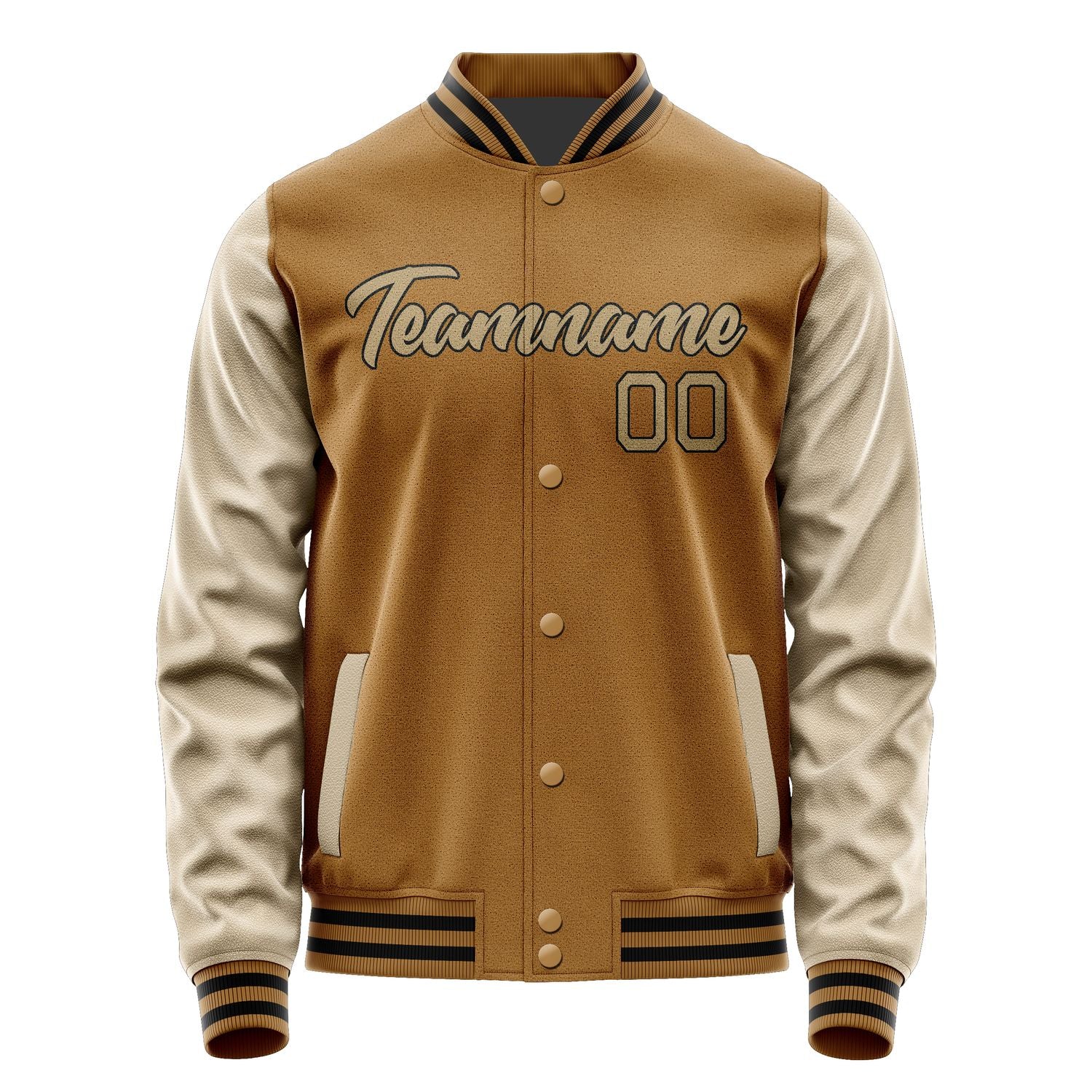 Maßgeschneidertes Khaki Hellkhaki Jacke JA2222252217B21725